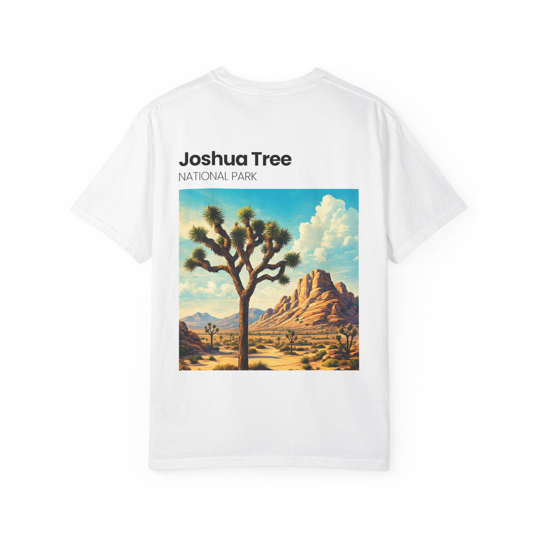 Joshua Tree National Park Vintage Landscape T-Shirt | Desert Scene Tee