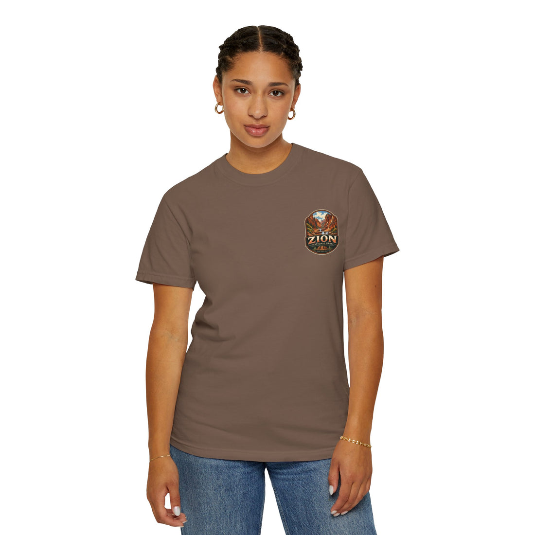 Red Cliffs Zion National Park Vintage Graphic T-Shirt