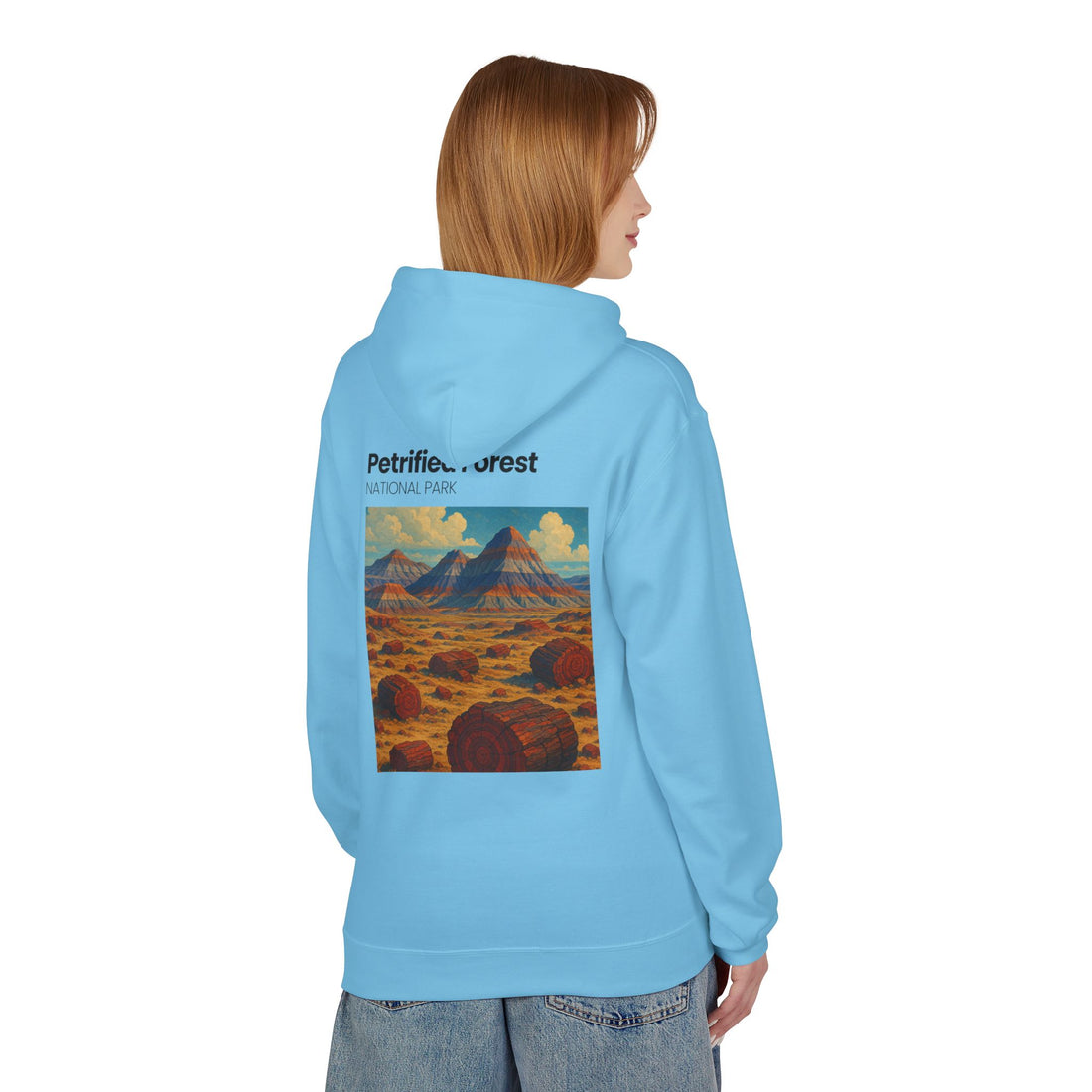 Petrified Forest National Park Hoodie | Vintage Desert Landscape