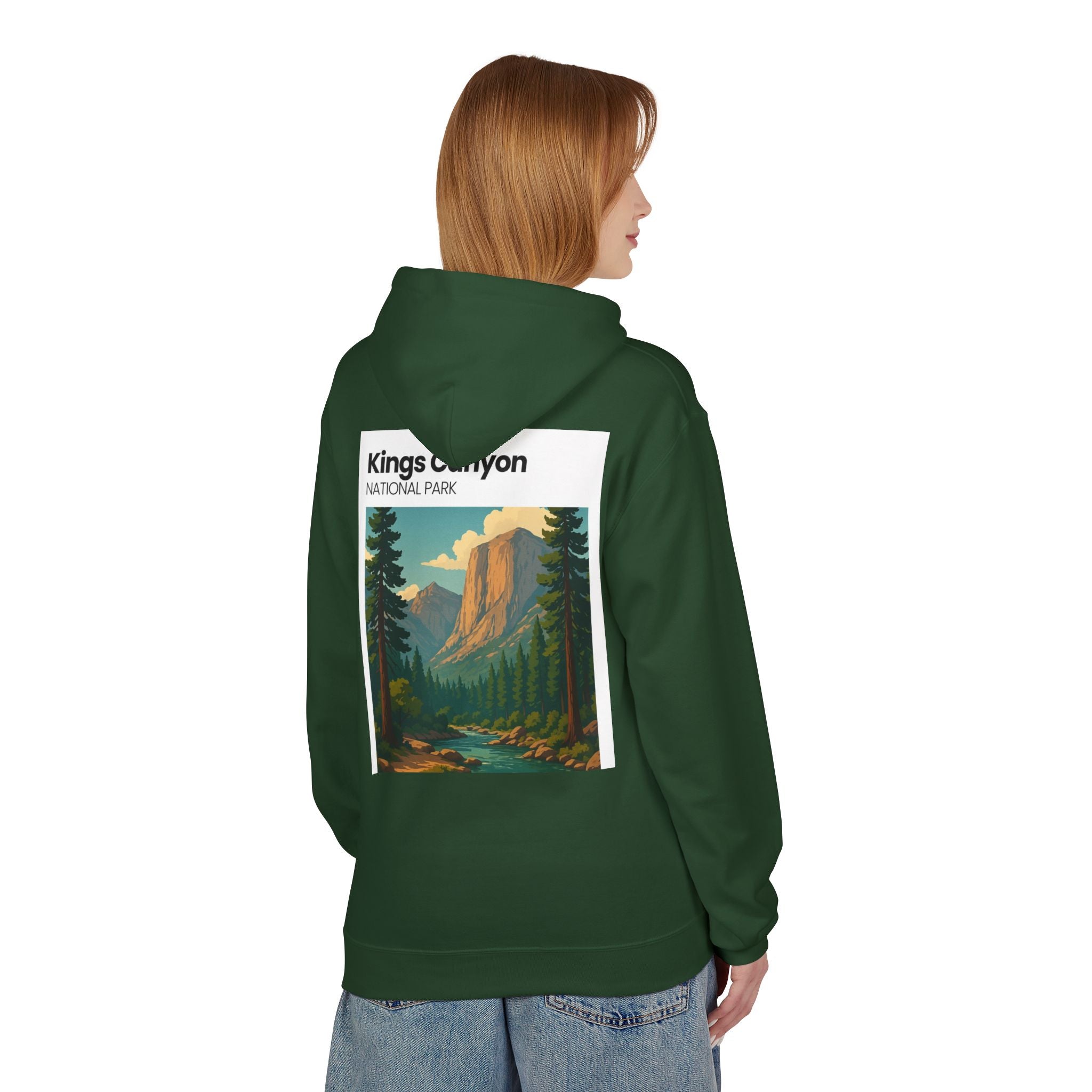 Kings Canyon National Park Hoodie | Vintage Landscape Graphic