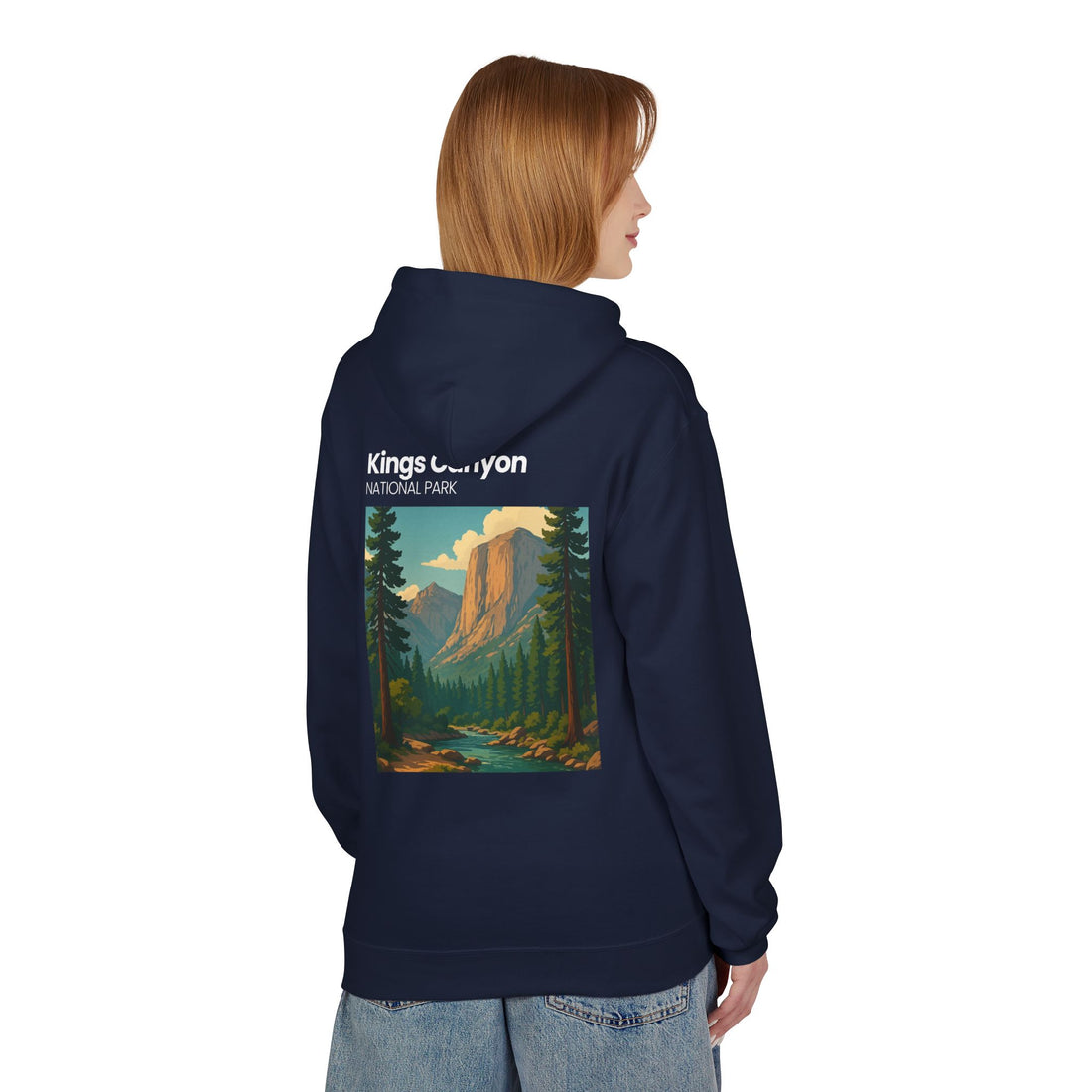 Kings Canyon National Park Hoodie | Vintage Landscape Graphic