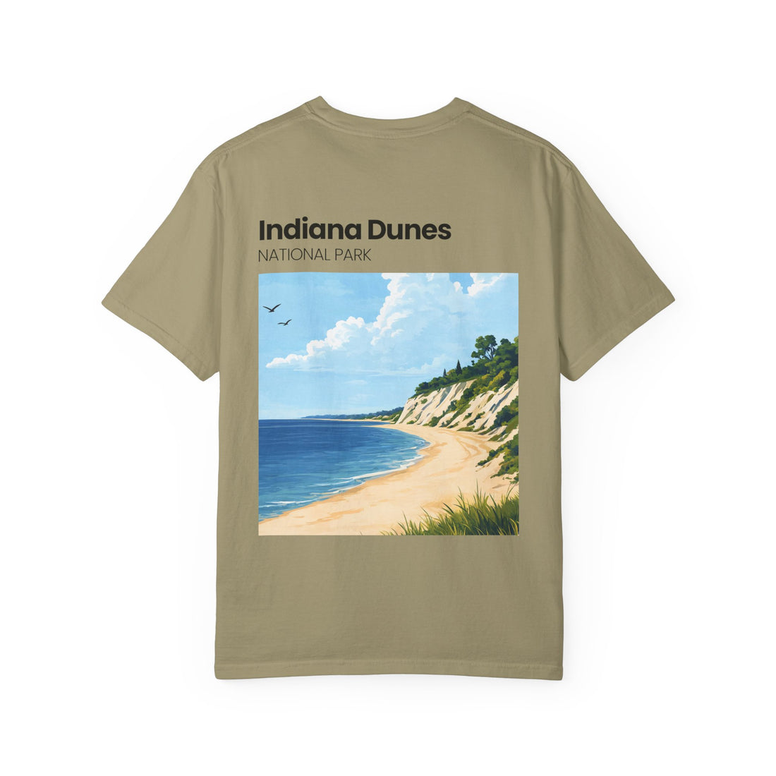 Indiana Dunes National Park Beach Scene T-Shirt | Scenic Nature Tee