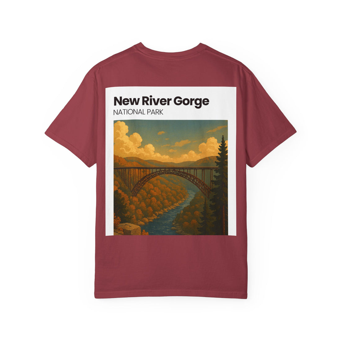 New River Gorge National Park Bridge T-Shirt | Vintage Landscape Tee