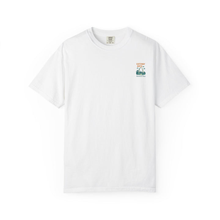Gateway Arch National Park T-Shirt | St. Louis Skyline Sunset