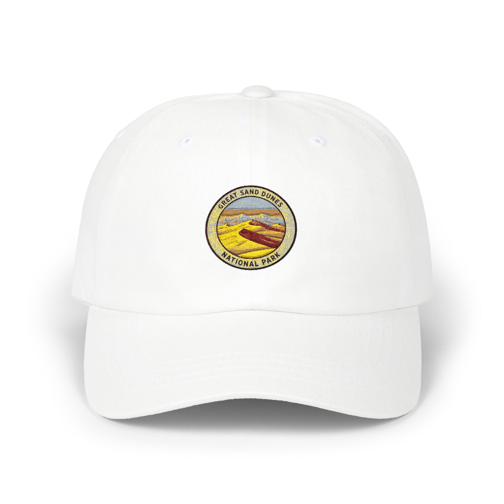 Yellow Mesa Landscape Dad Cap | National Park Patch Embroidery