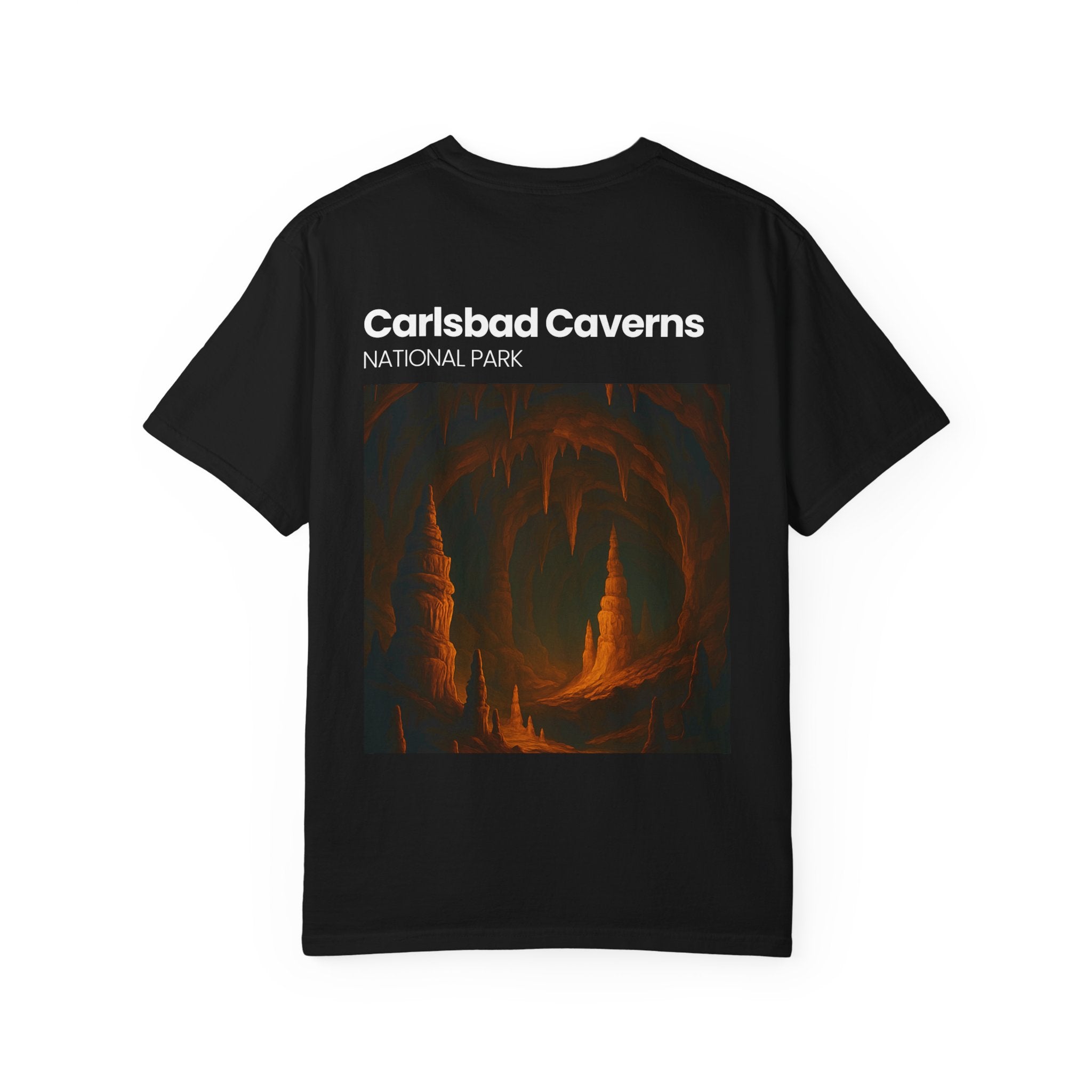 Carlsbad Caverns National Park Cave Art T-Shirt | Stalactite Stalagmite Print