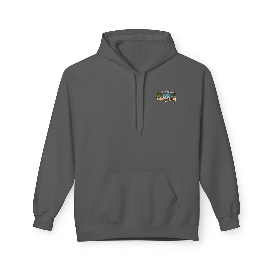 Grand Teton National Park Lake Reflection Graphic Hoodie