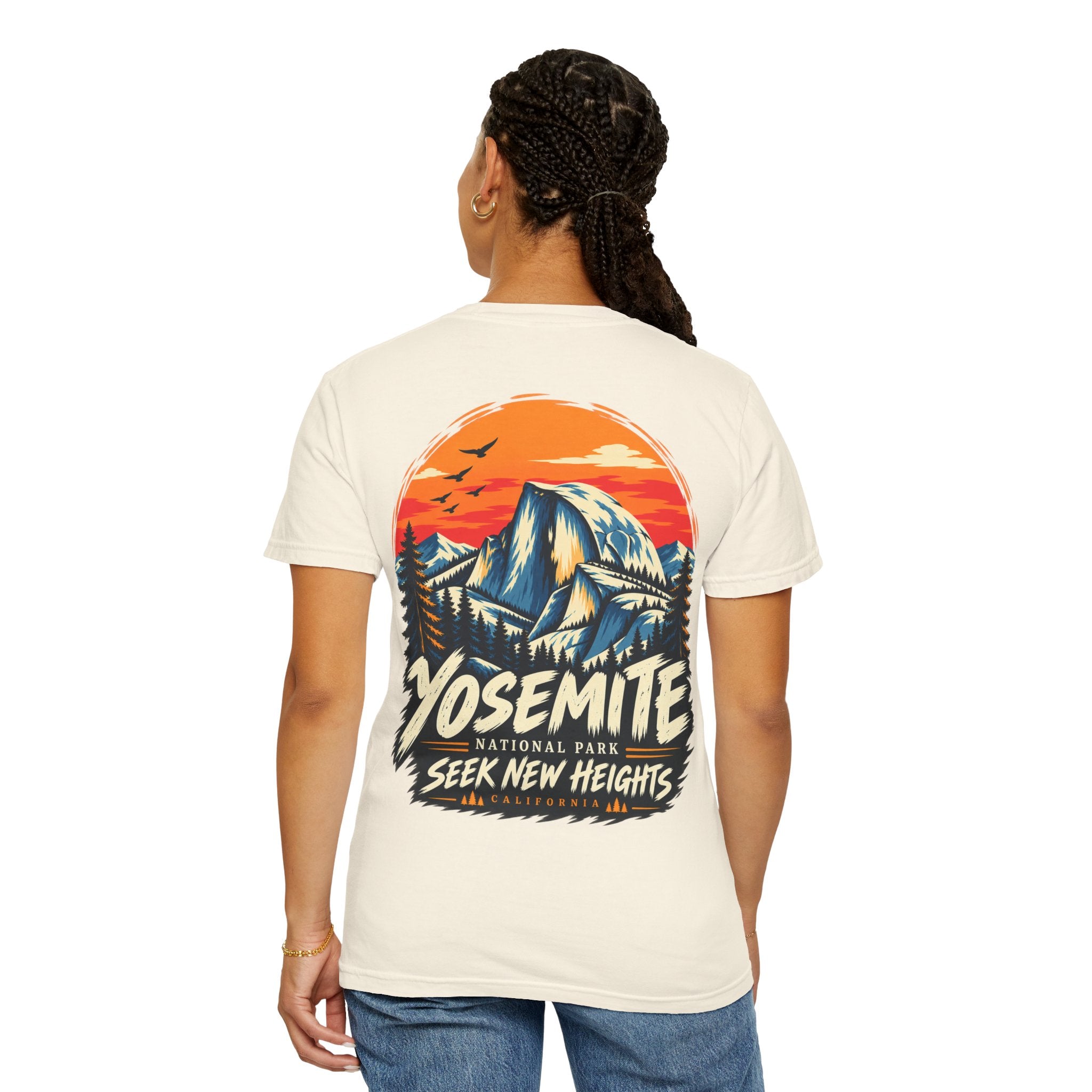 Yosemite National Park Half Dome – Seek New Heights T-Shirt