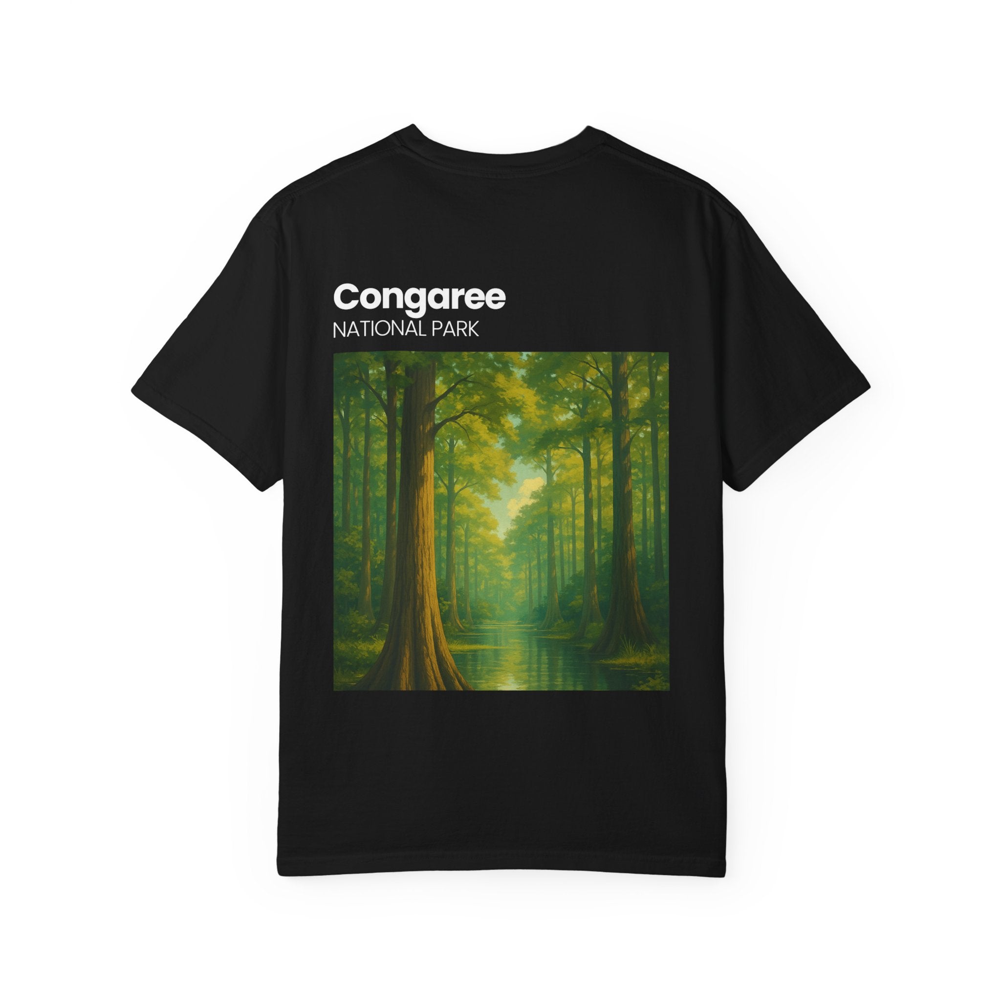 Congaree National Park forest scene T-shirt | swamp cypress nature tee