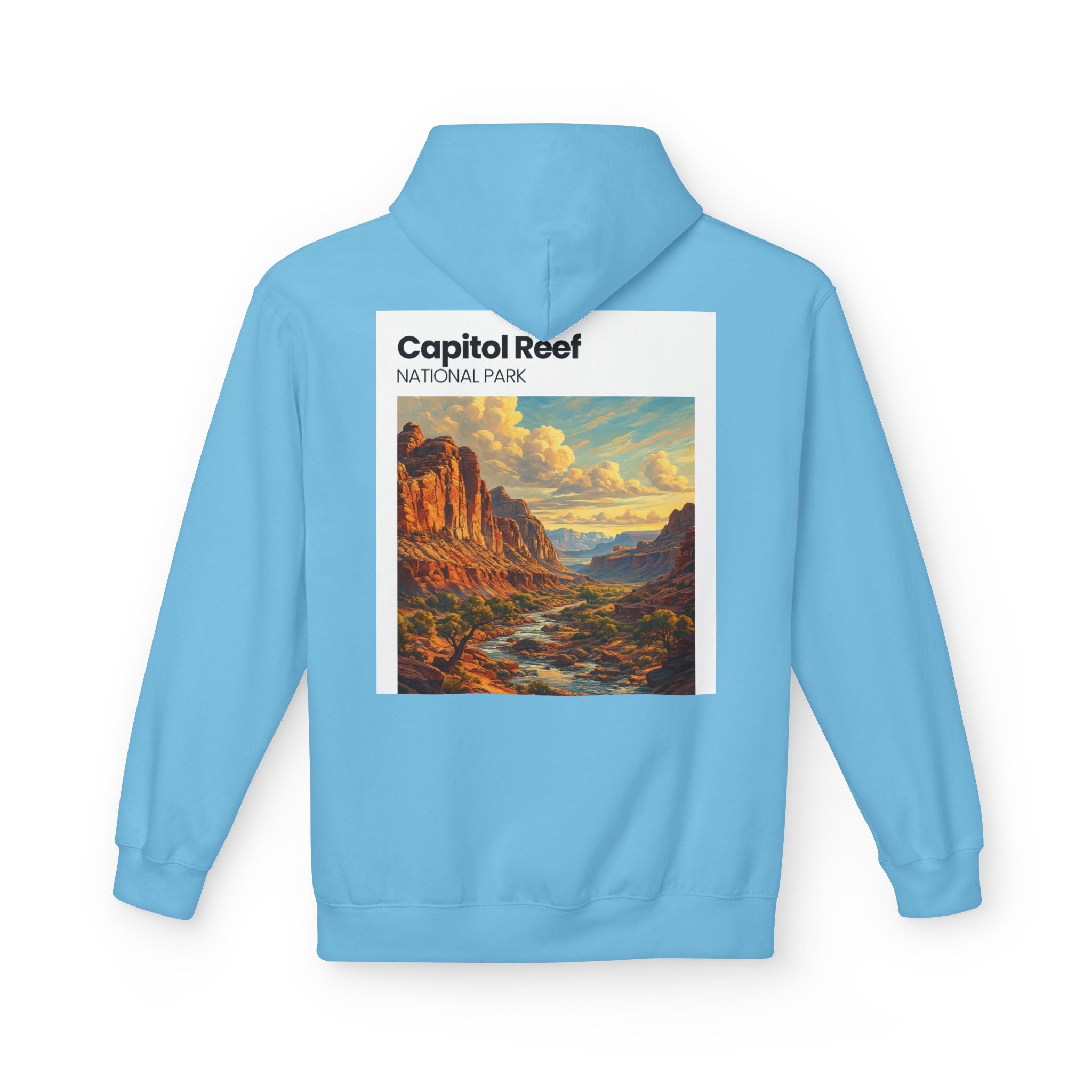 Capitol Reef National Park landscape Hoodie | Utah canyon scenic pullover
