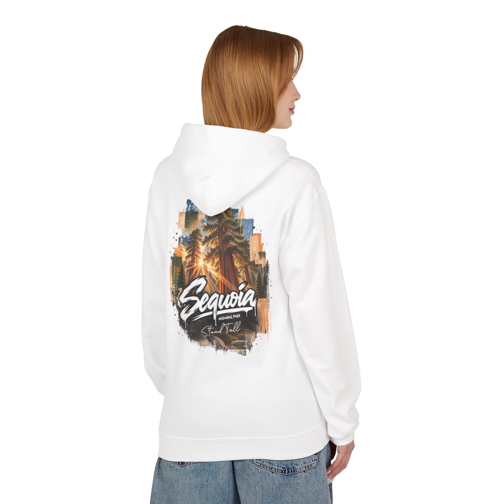Sequoia National Park – Sun Beams Stand Tall Graphic Hoodie