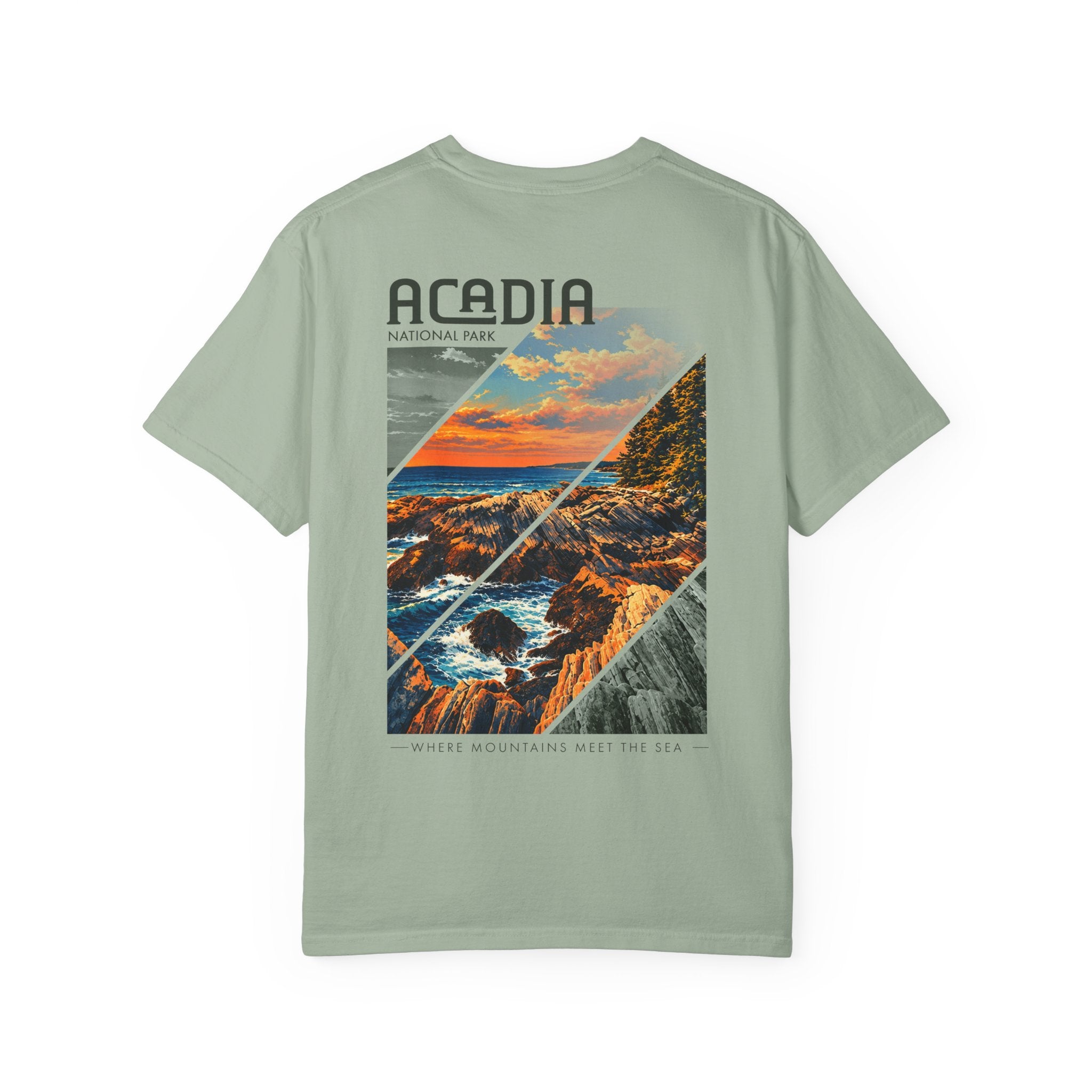 Acadia National Park Rocky Coast Graphic T-Shirt