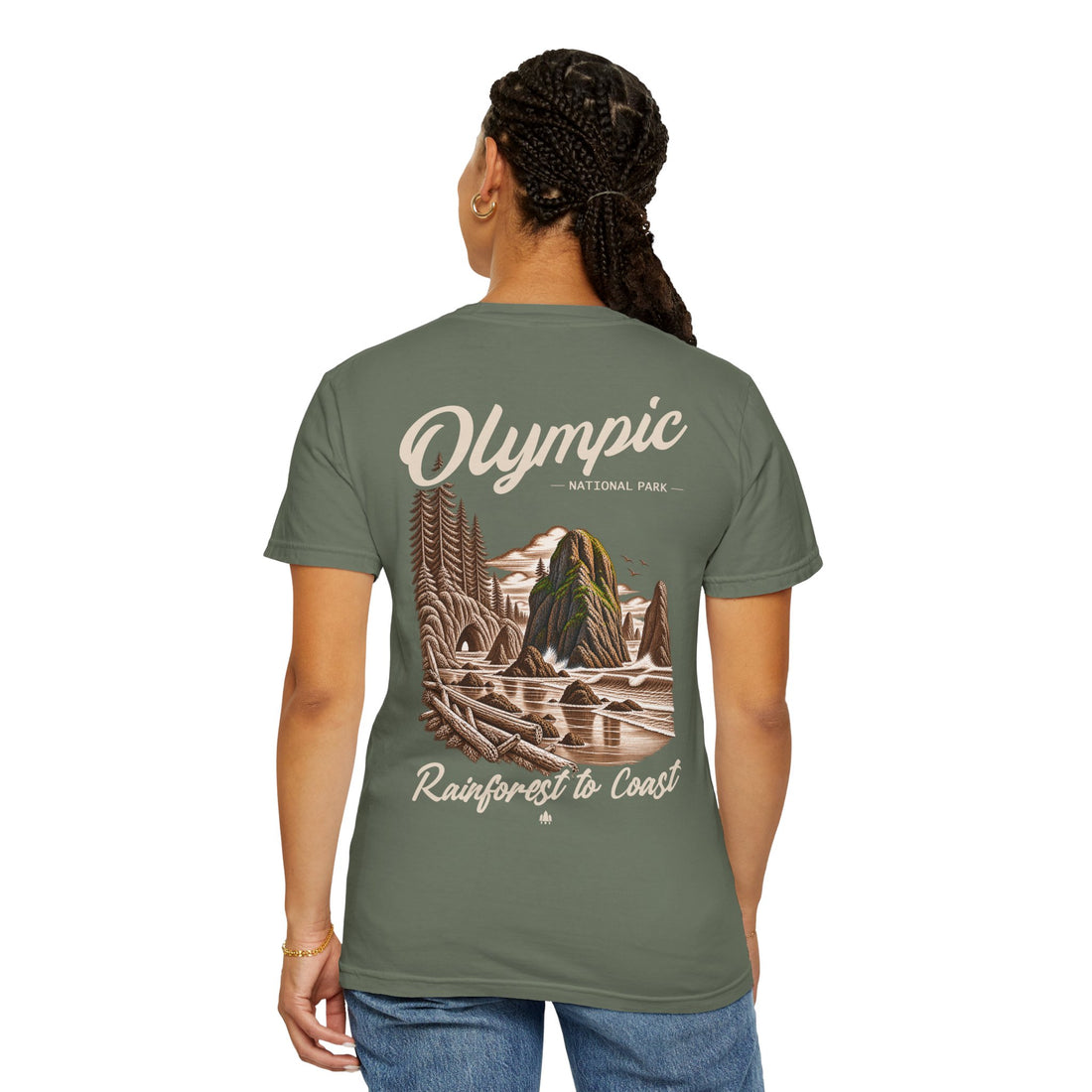 Olympic National Park Sea Stacks Graphic T-Shirt