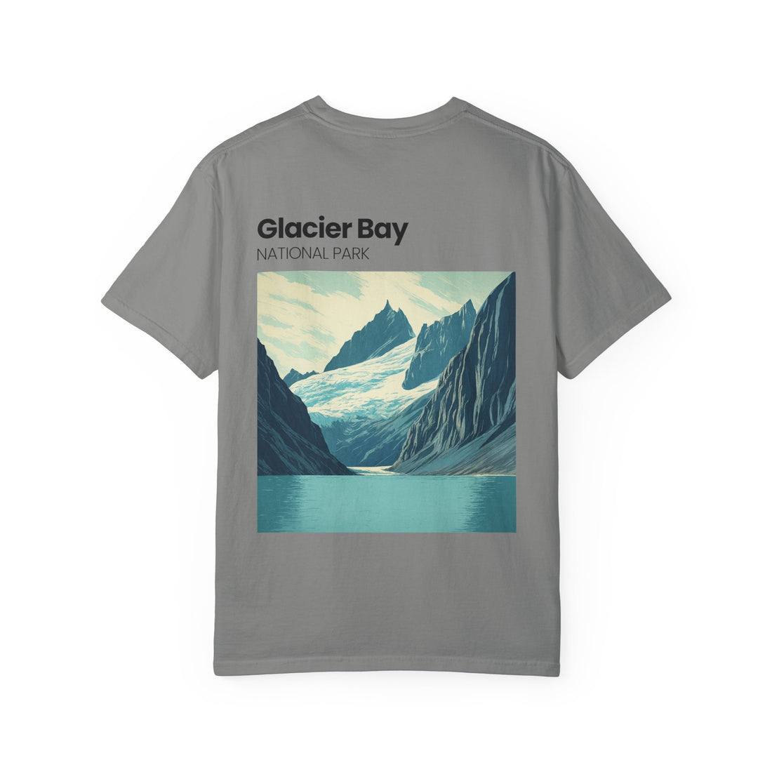 Glacier Bay National Park landscape T-shirt | Vintage mountain lake tee