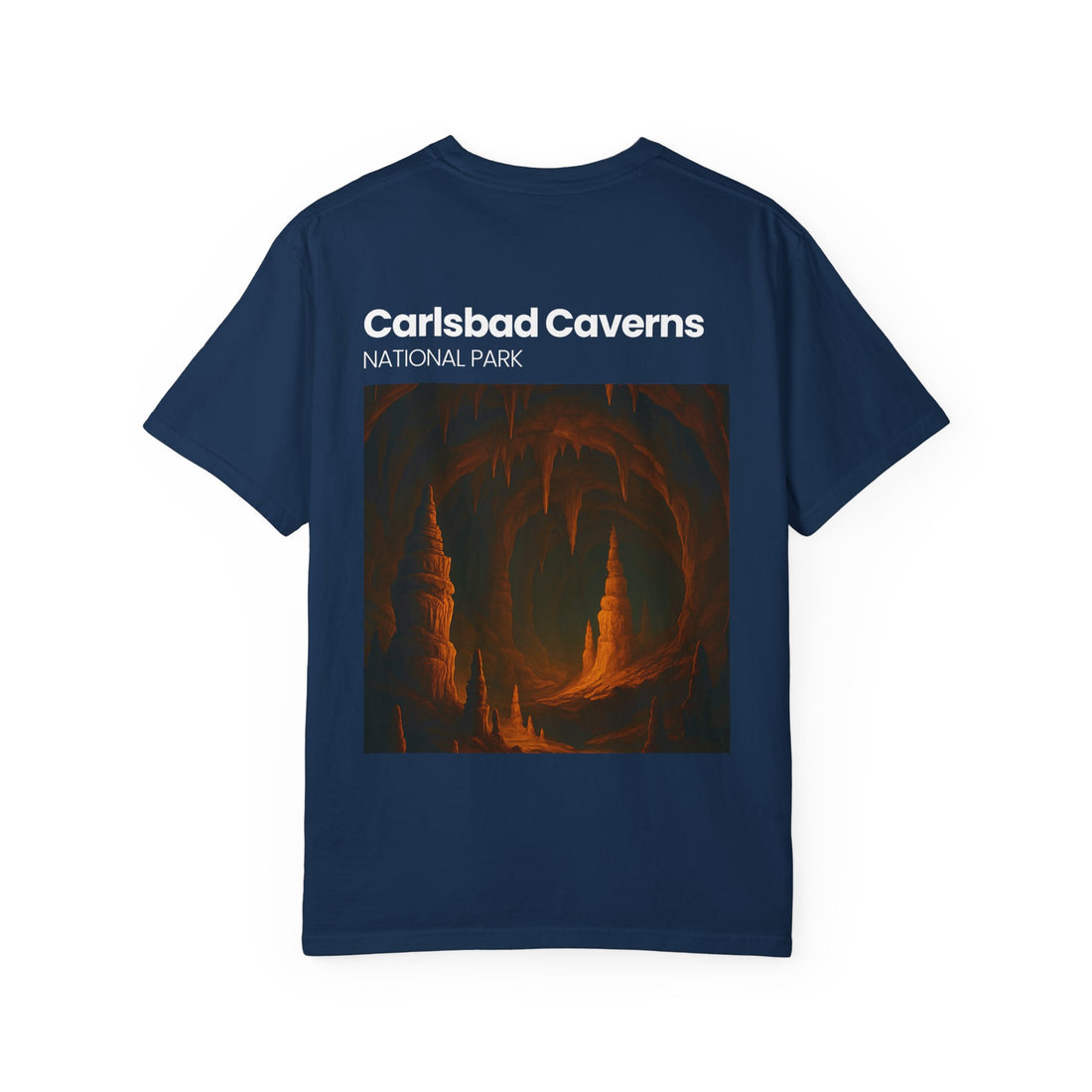 Carlsbad Caverns National Park Cave Art T-Shirt | Stalactite Stalagmite Print