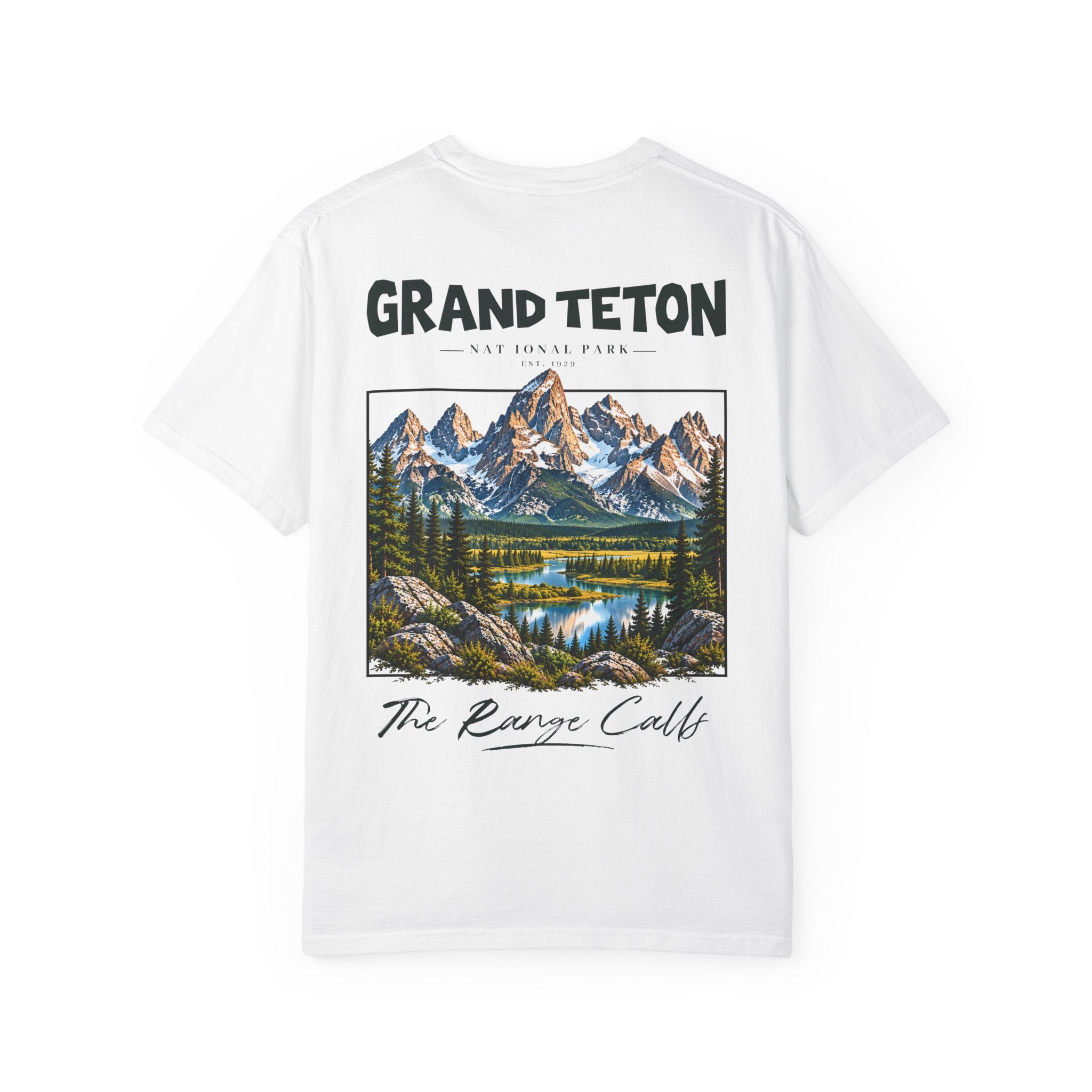 Grand Teton National Park Teton Peaks Graphic T-Shirt