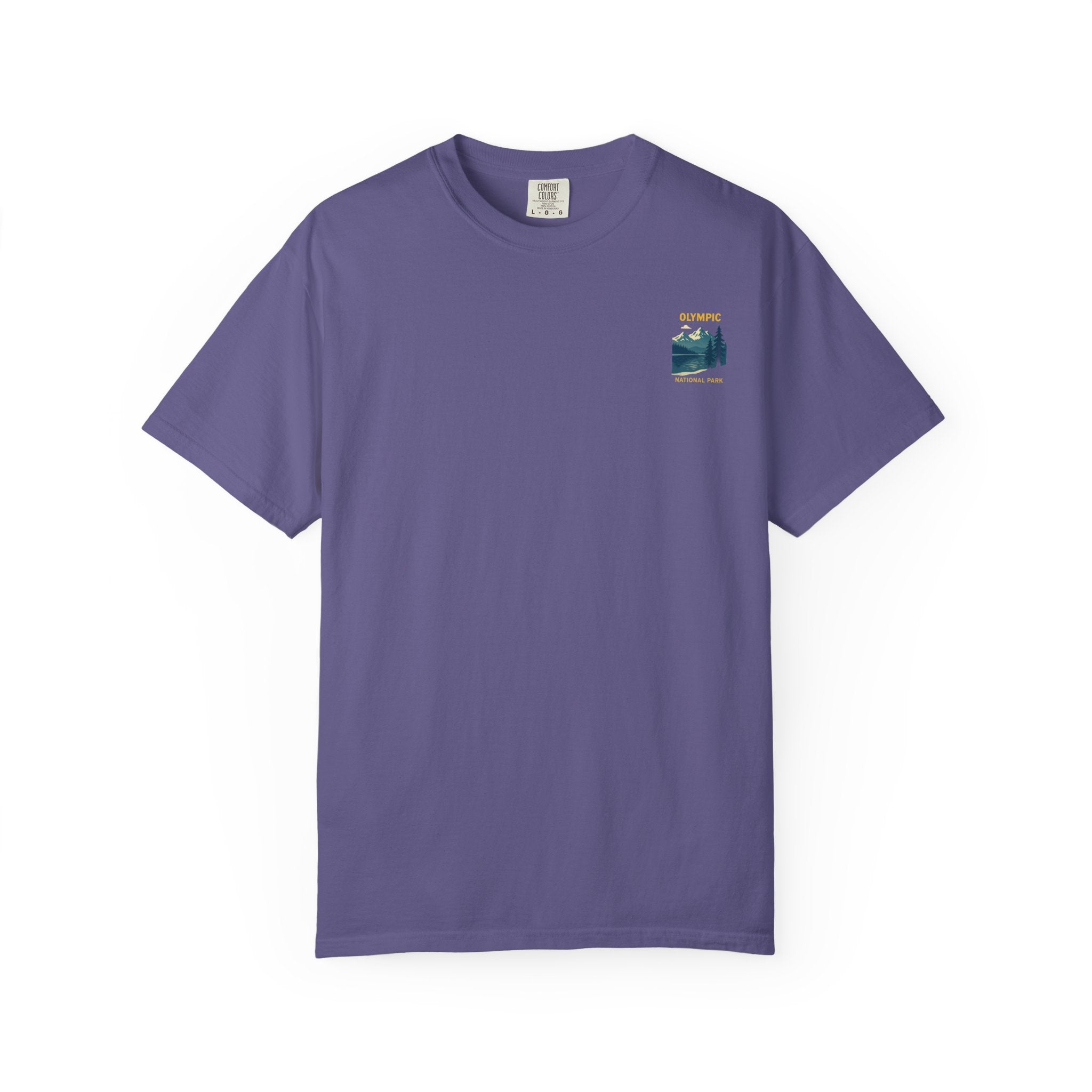Olympic National Park landscape T-Shirt | mountain lake forest tee