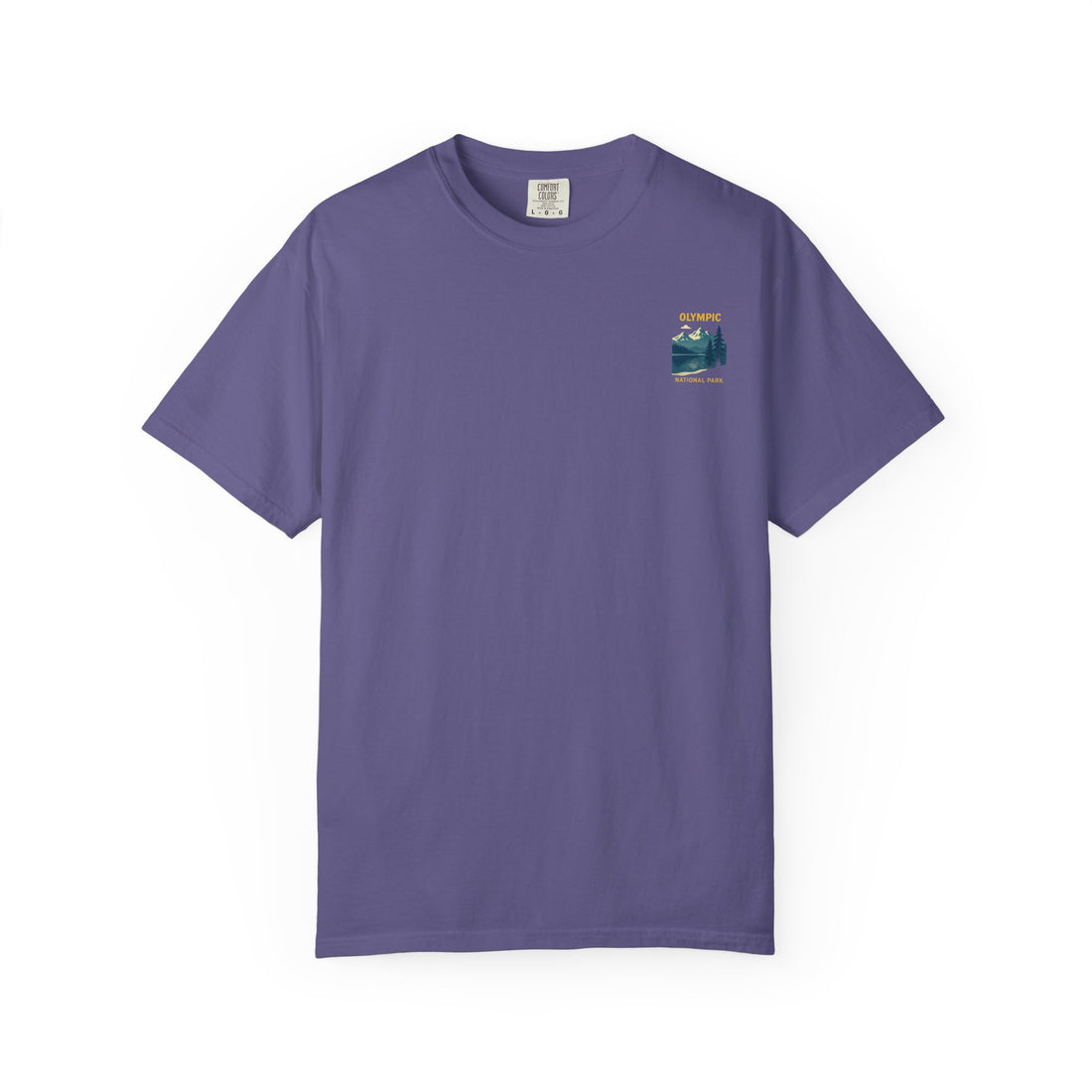 Olympic National Park landscape T-Shirt | mountain lake forest tee