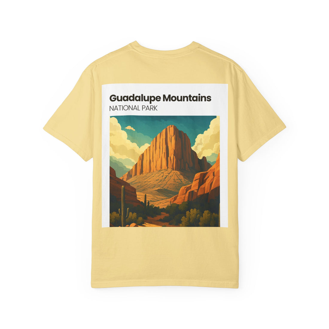 Guadalupe Mountains National Park T-Shirt | Desert Landscape Poster Tee