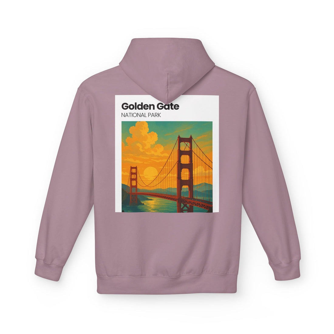 Golden Gate National Park illustration Hoodie | Golden Gate Bridge travel sweatshirt