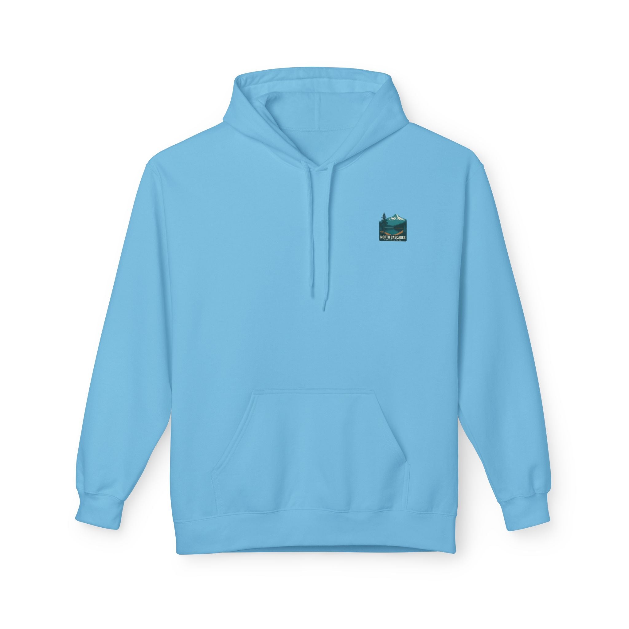 North Cascades National Park mountain art Hoodie | vintage landscape pullover