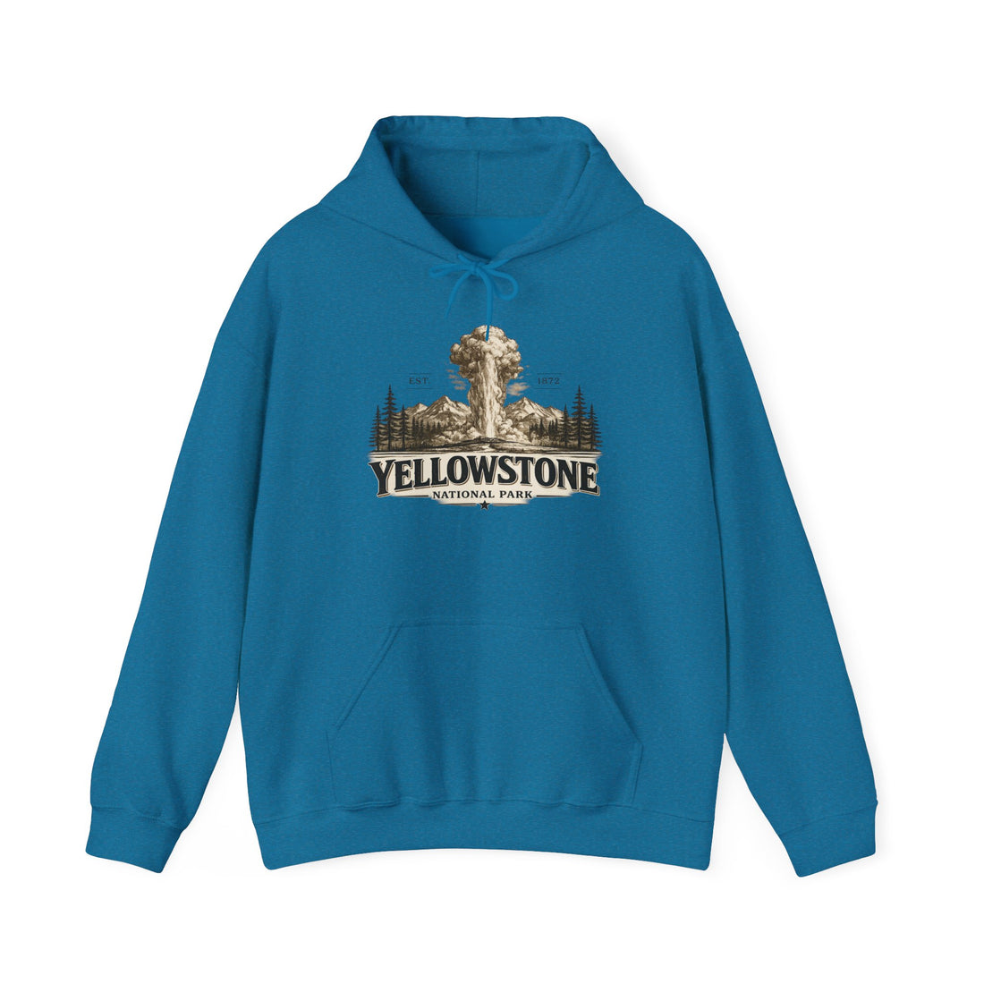 Yellowstone Old Faithful Hoodie – Where the Wild Still Roams