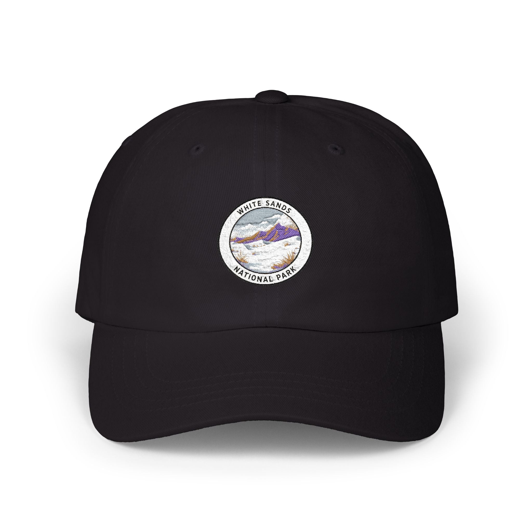 White Sands Mountain Range Patch Dad Cap | National Park Outdoor Hat