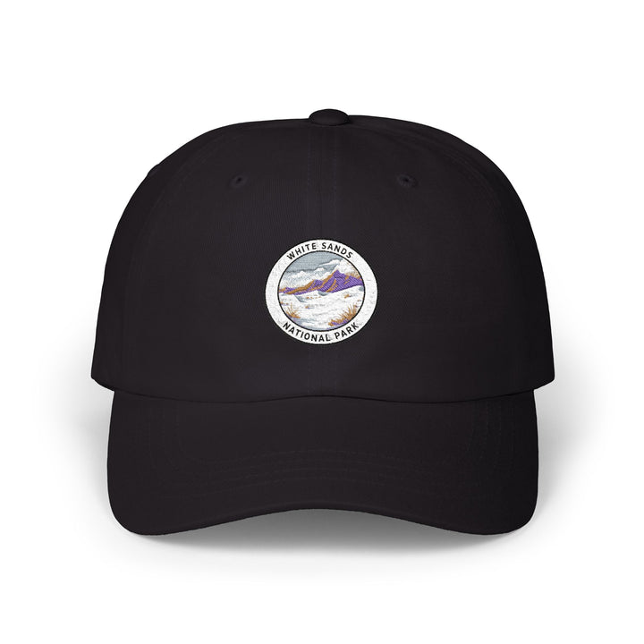 White Sands Mountain Range Patch Dad Cap | National Park Outdoor Hat