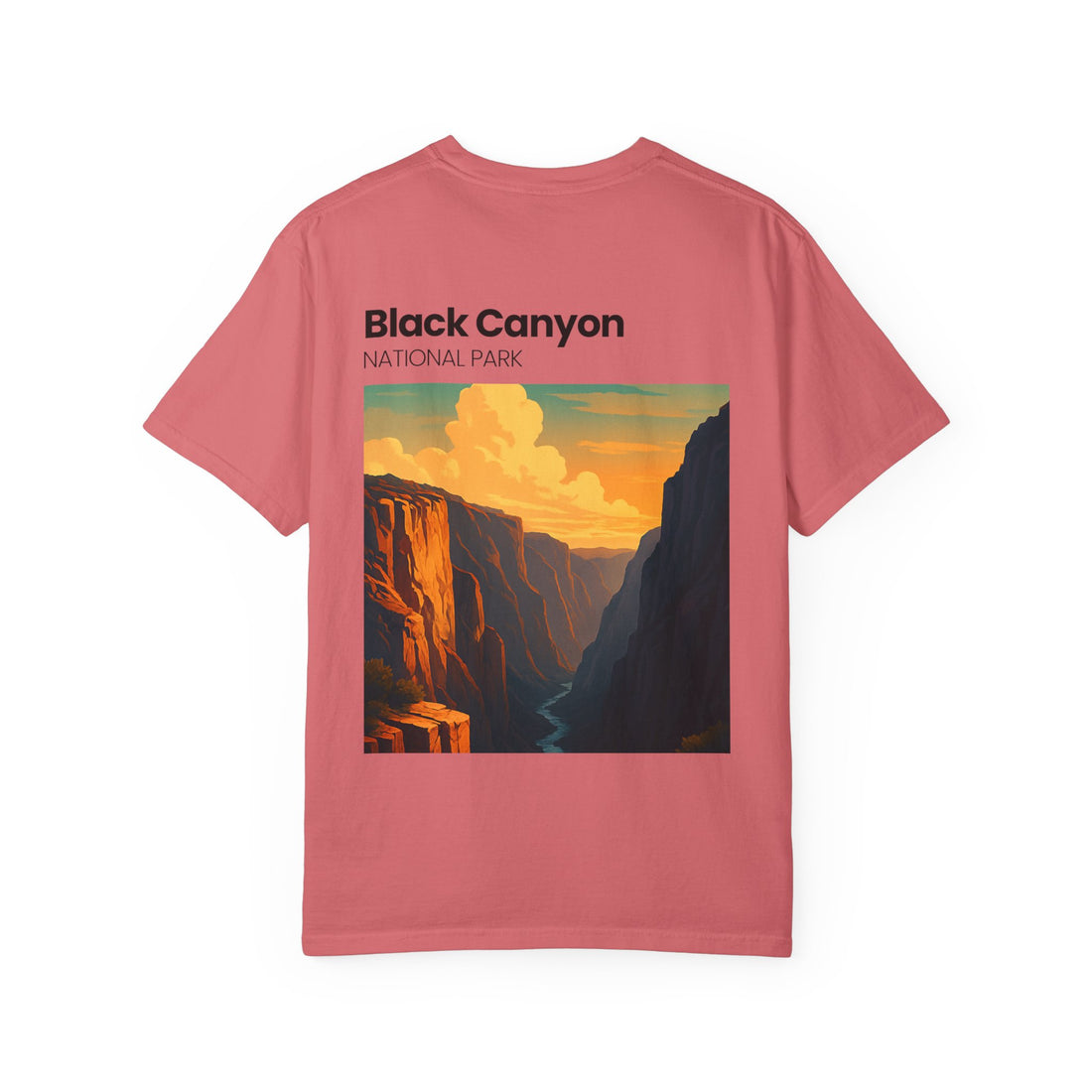 Black Canyon National Park landscape T-Shirt | Canyon Sunset Vista design