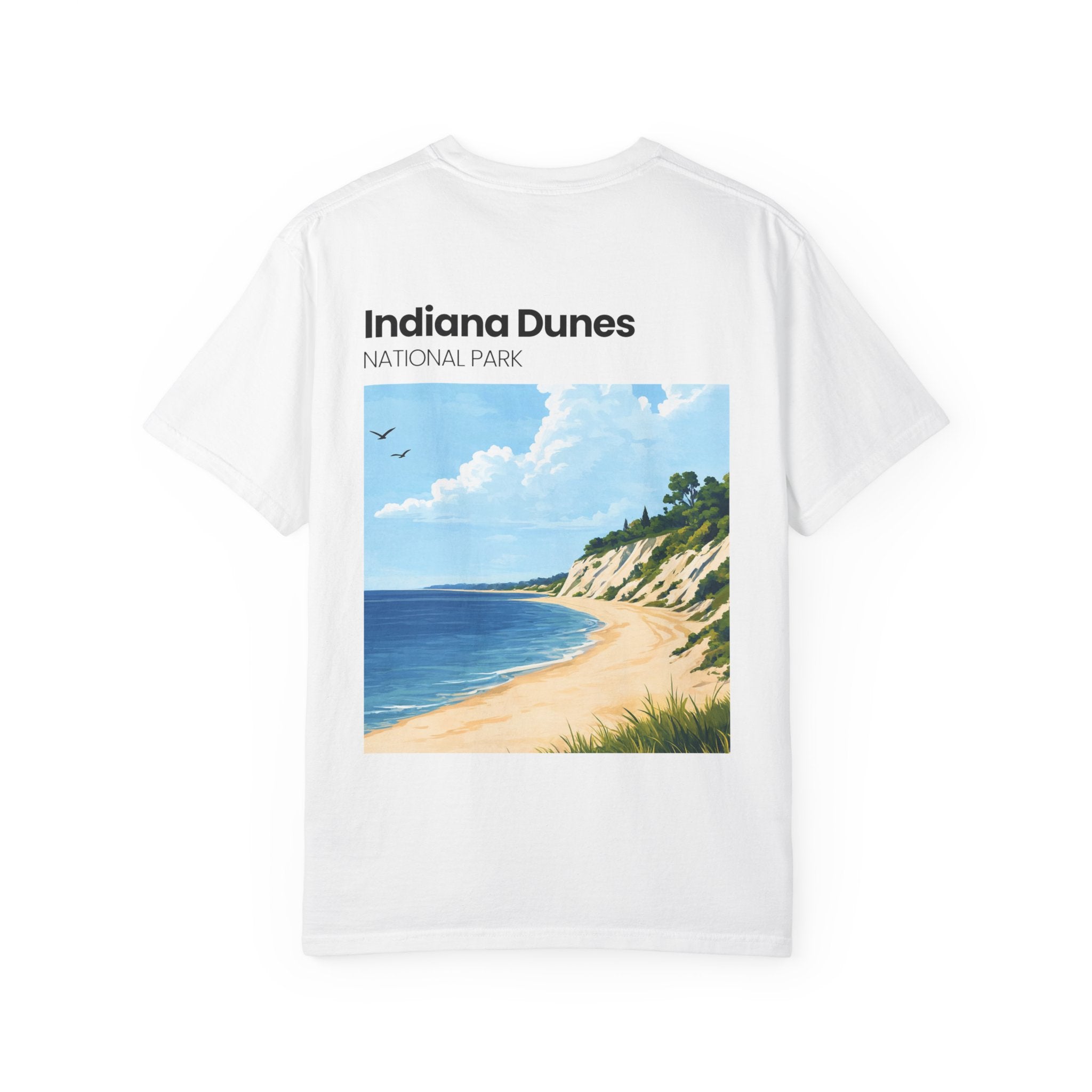 Indiana Dunes National Park Beach Scene T-Shirt | Scenic Nature Tee