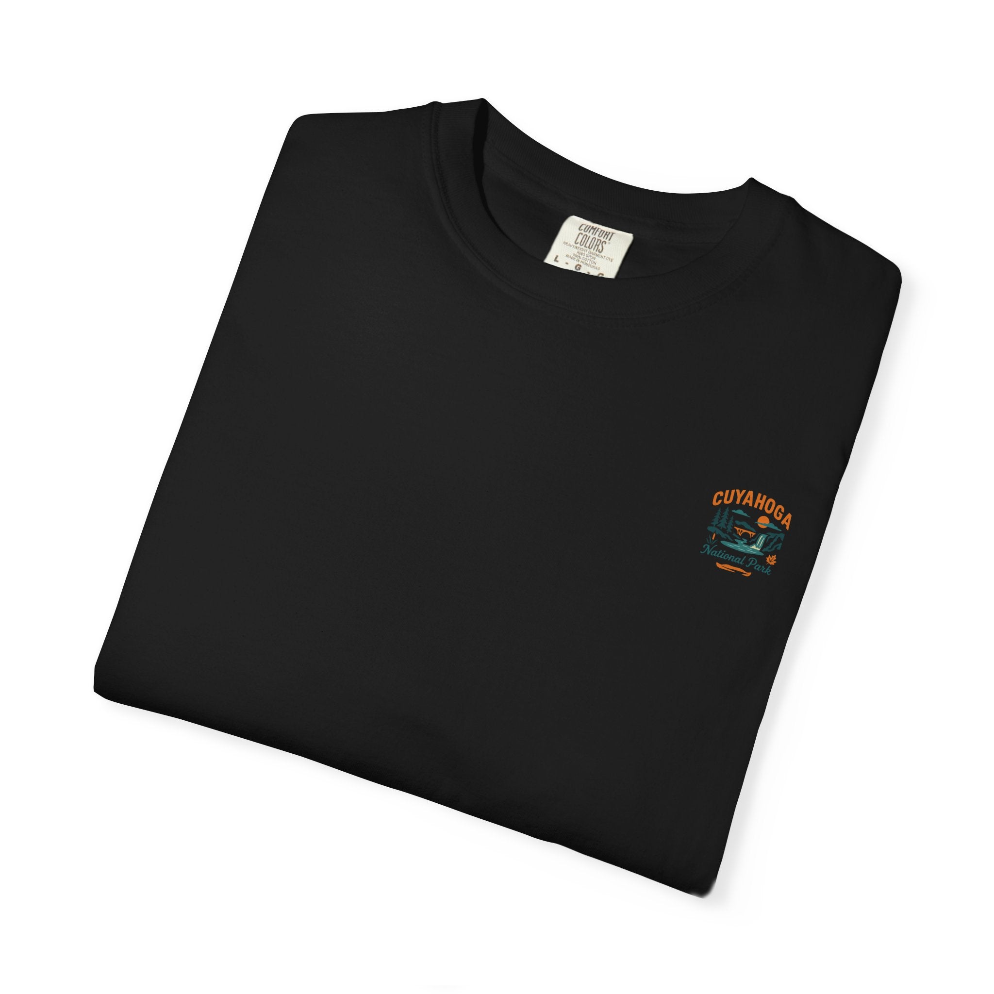 Cuyahoga Valley Waterfall Illustration T-Shirt | National Park Landscape