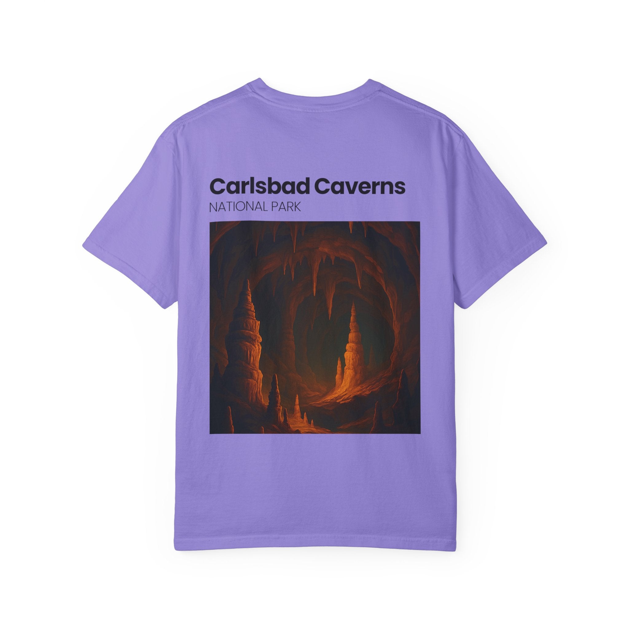 Carlsbad Caverns National Park Cave Art T-Shirt | Stalactite Stalagmite Print
