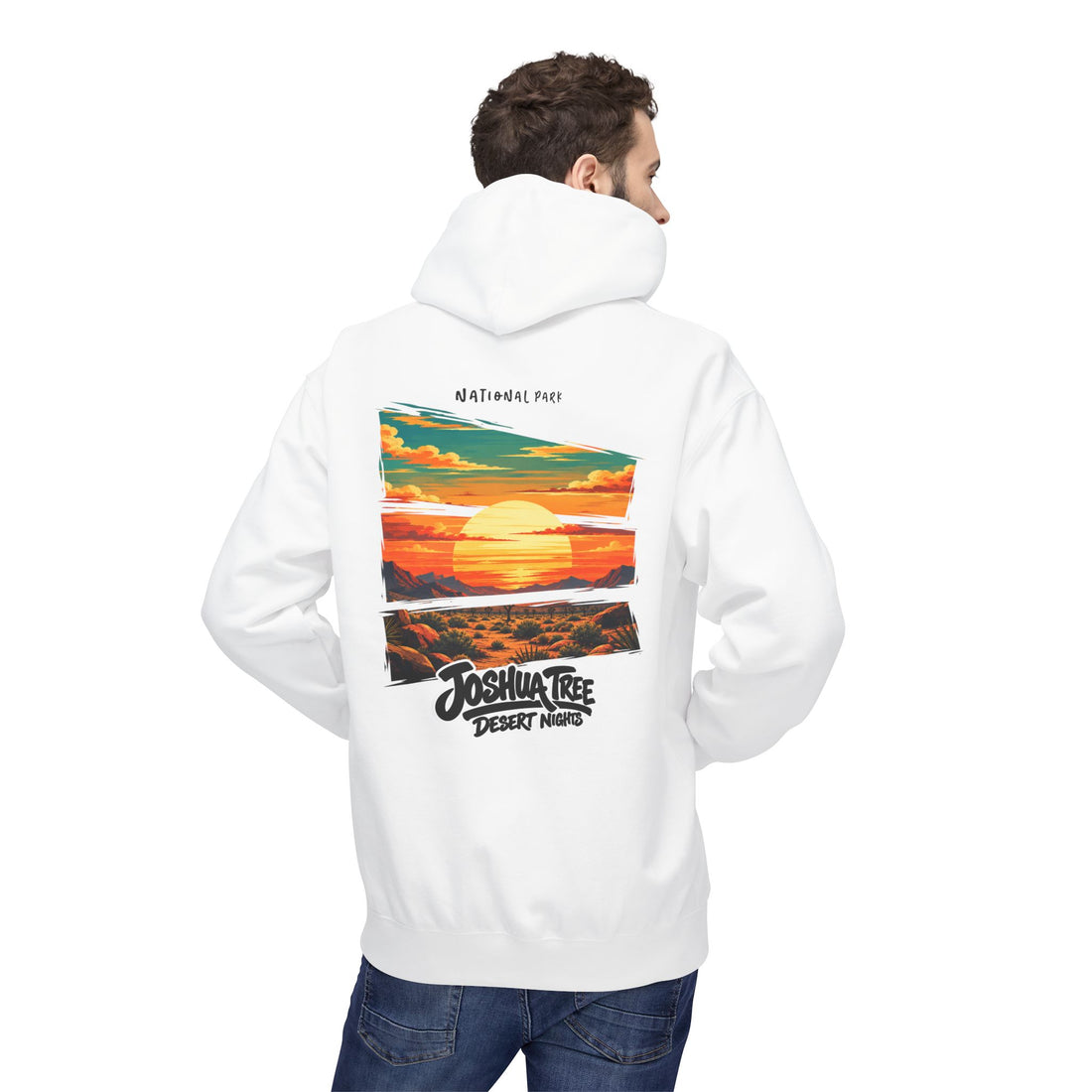Joshua Tree National Park – Desert Sunset Graphic Hoodie