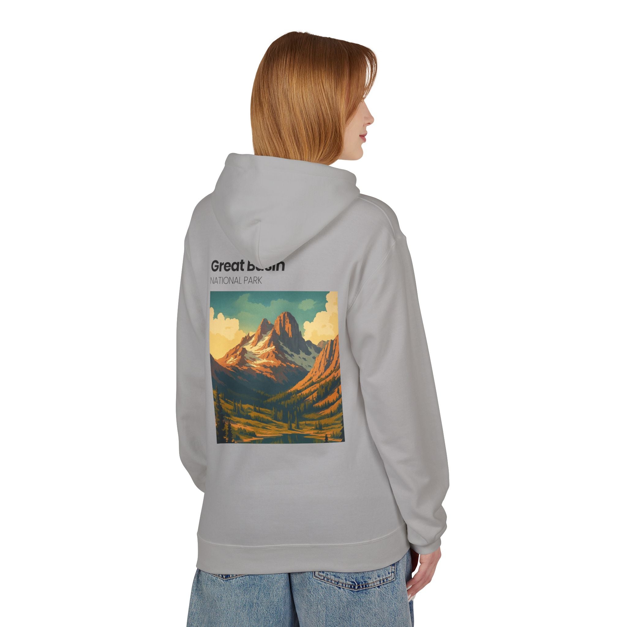 Great Basin National Park Hoodie | Vintage Landscape Pullover