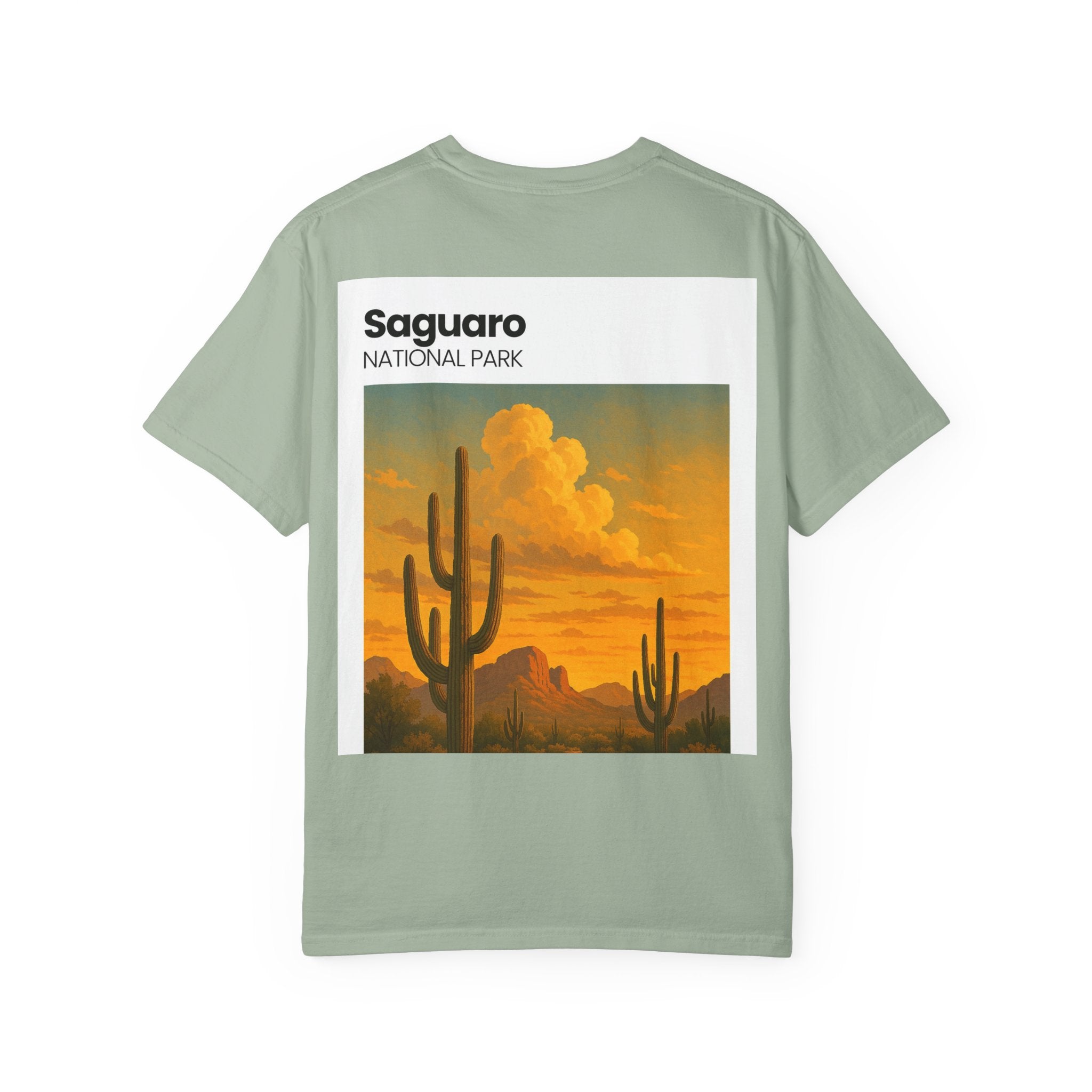 Saguaro National Park Sunset T-Shirt | Desert Cactus Graphic