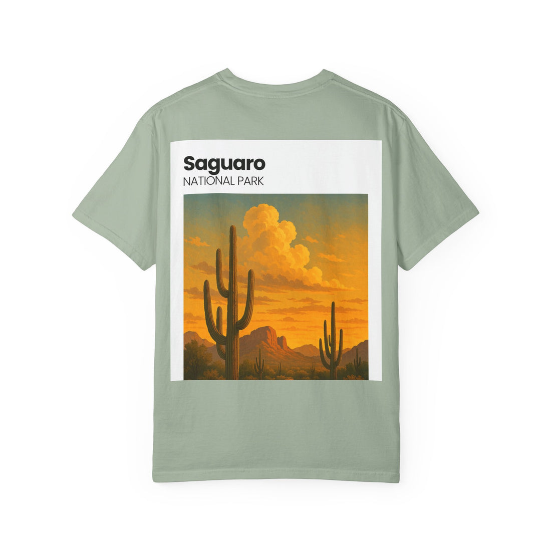 Saguaro National Park Sunset T-Shirt | Desert Cactus Graphic