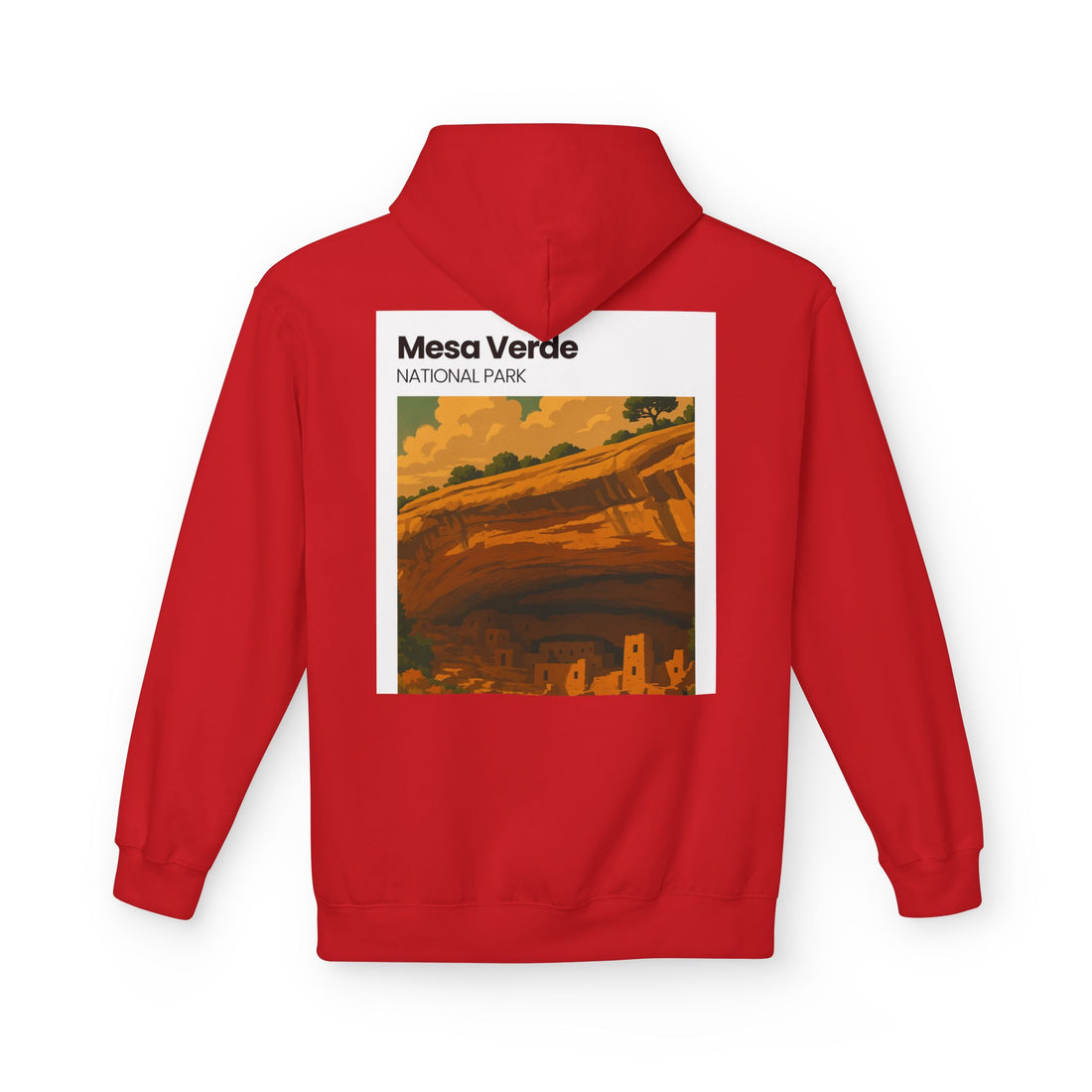 Mesa Verde National Park Hoodie | Cliff Dwelling Landscape Print