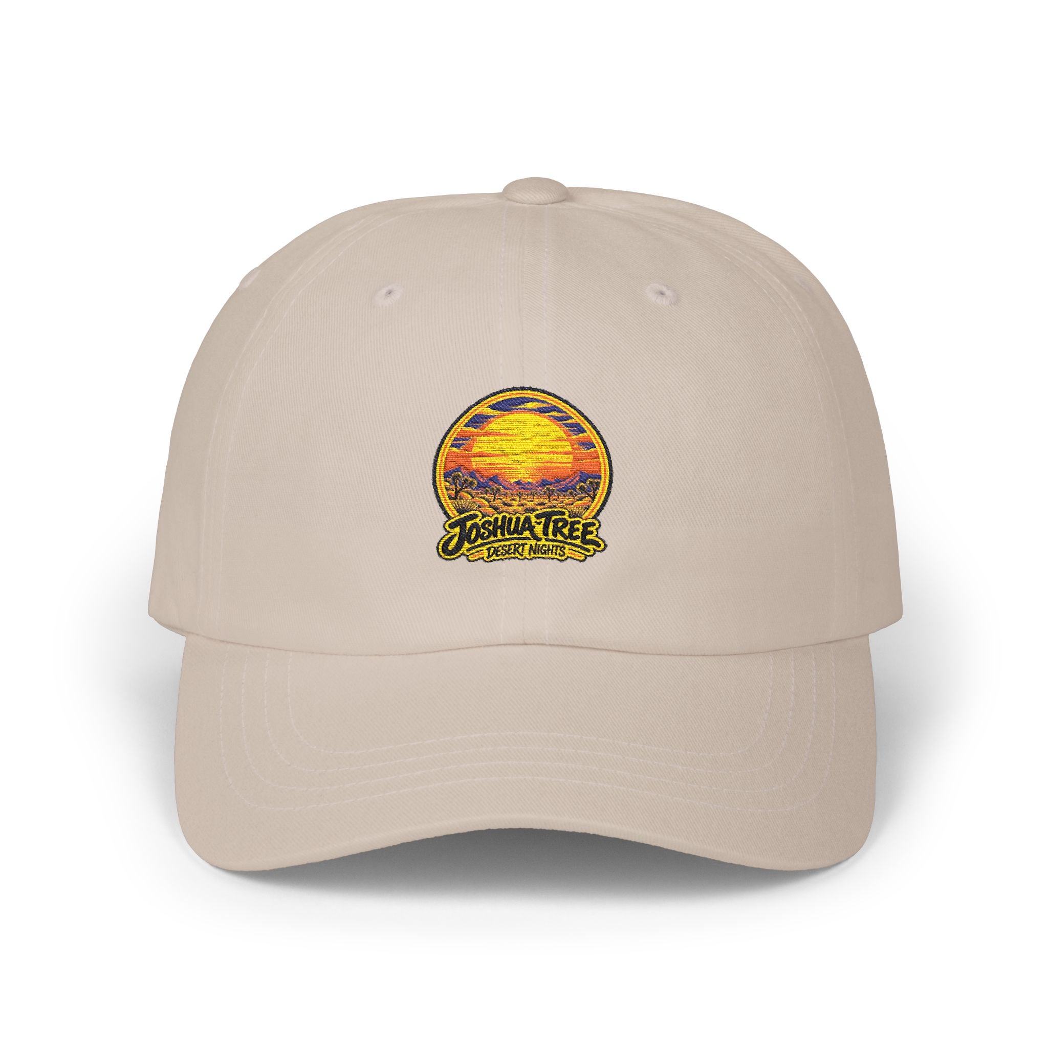 Joshua Tree National Park – Desert Sunset | Round Logo Dad Cap