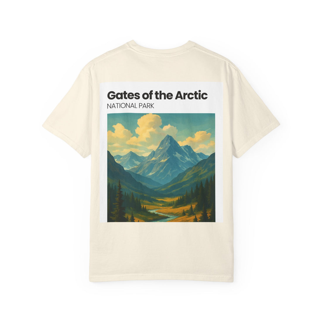 Gates of the Arctic Mountain Landscape T-shirt | National Park Poster Artwork