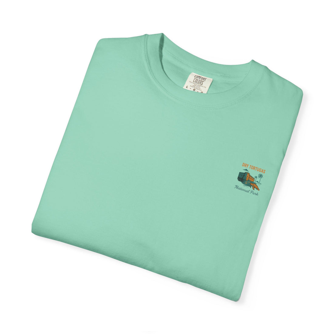 Dry Tortugas National Park Poster T-shirt | Vintage Fort Illustration