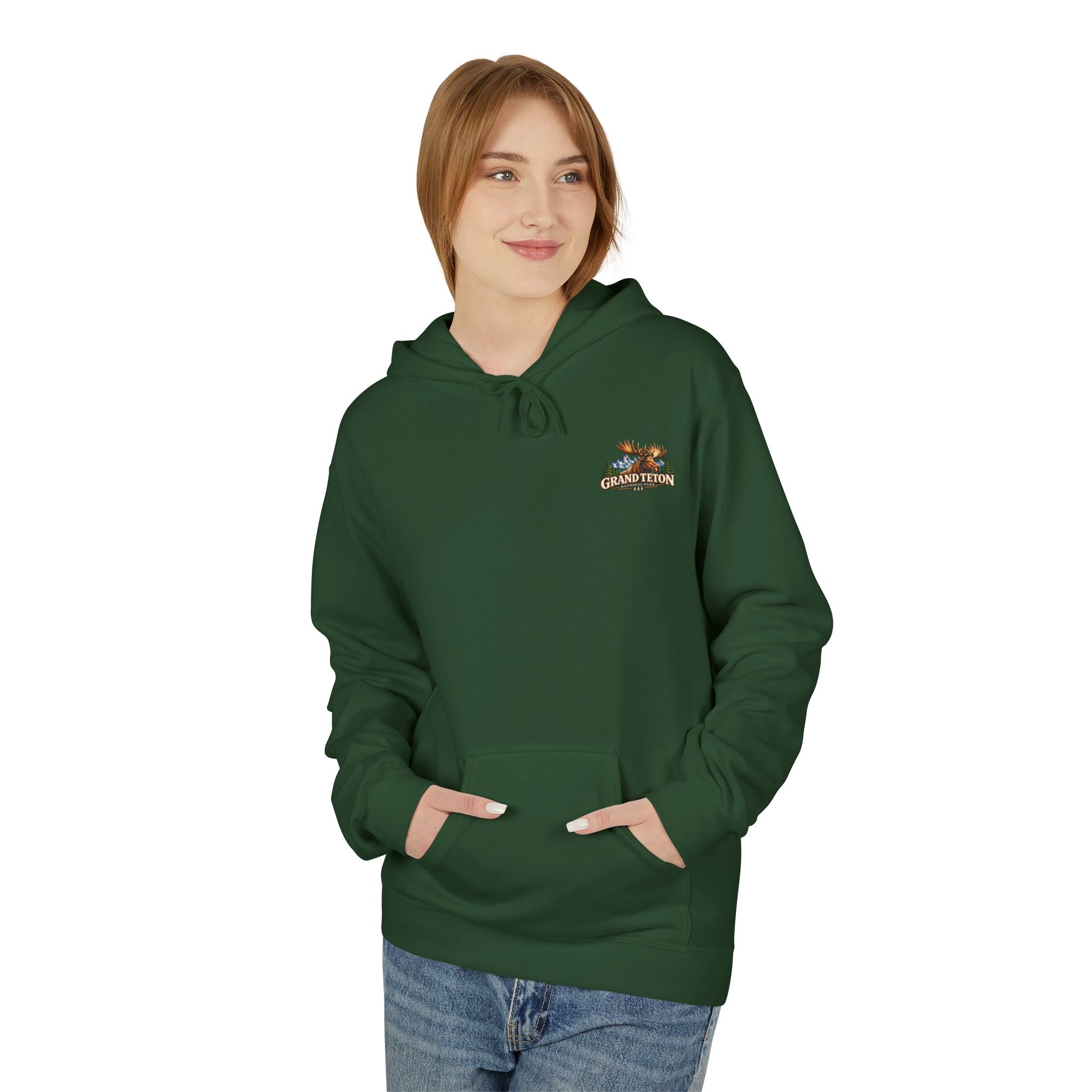 Grand Teton National Park Moose Graphic hoodie