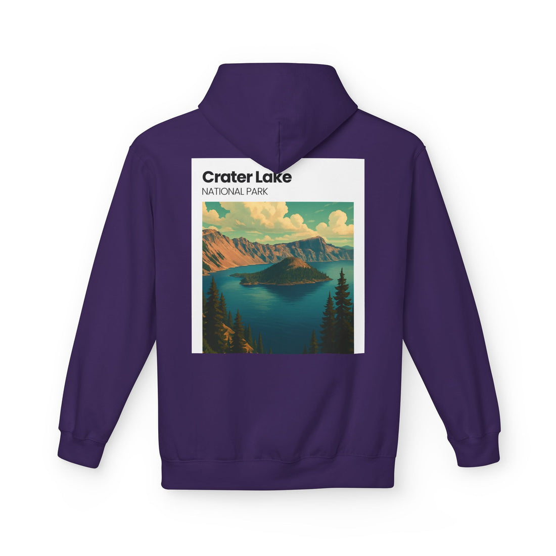 Crater Lake National Park Hoodie | Scenic Vintage Landscape
