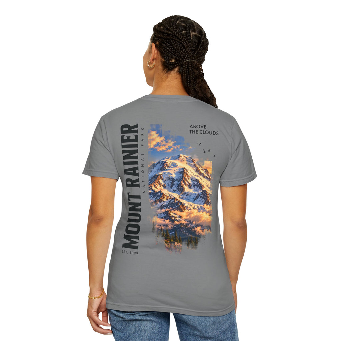 Mount Rainier National Park – Rainier Peak Graphic T-Shirt