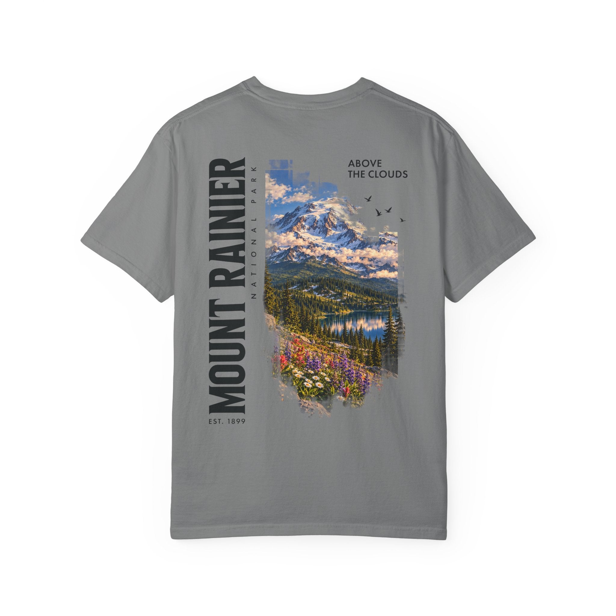 Mount Rainier National Park – Alpine Scene Graphic T-Shirt