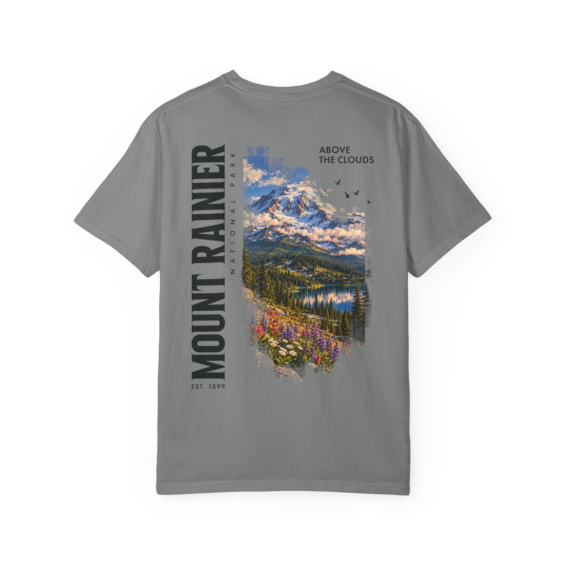 Mount Rainier National Park – Alpine Scene Graphic T-Shirt