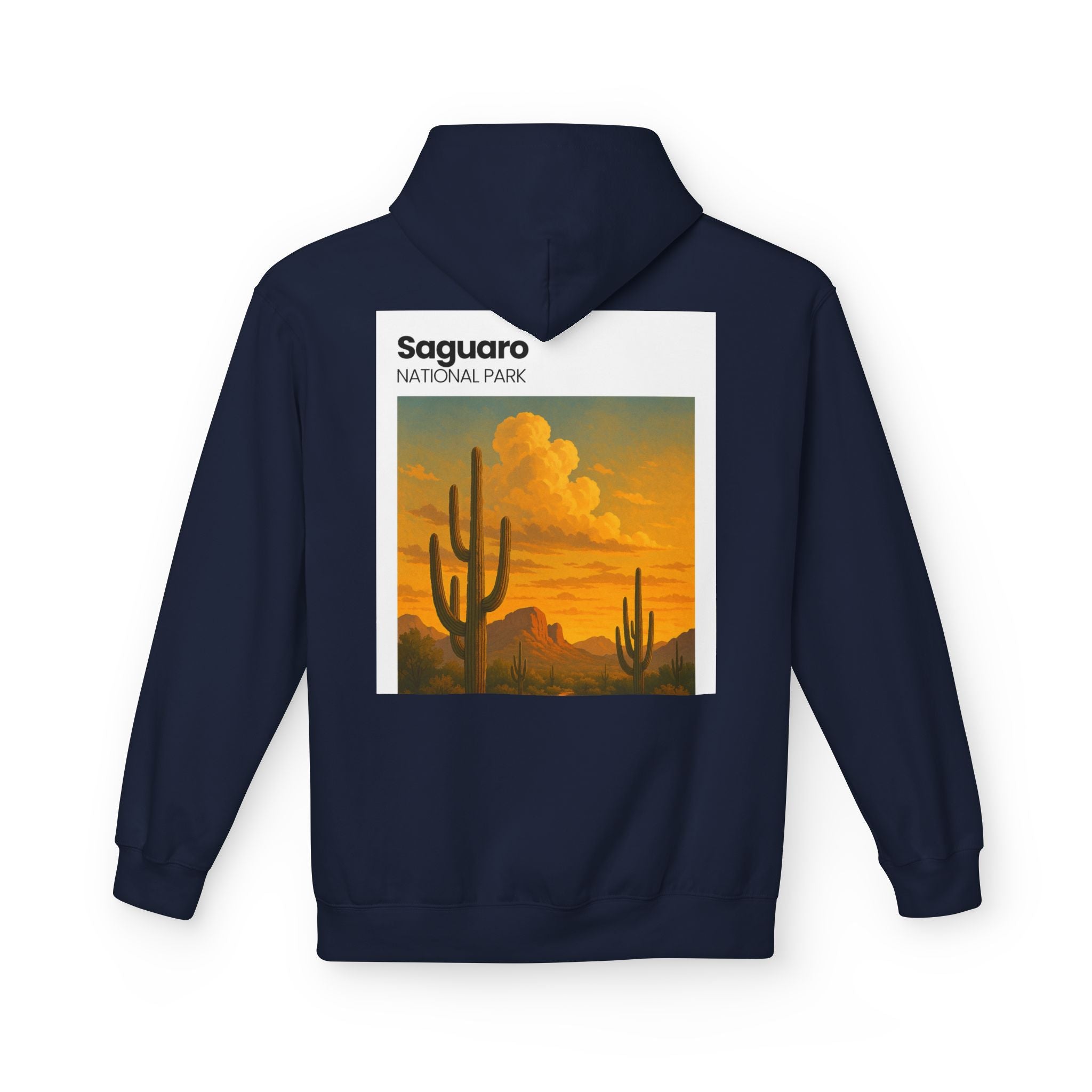 Saguaro National Park sunset cactus Hoodie | Desert landscape sweatshirt