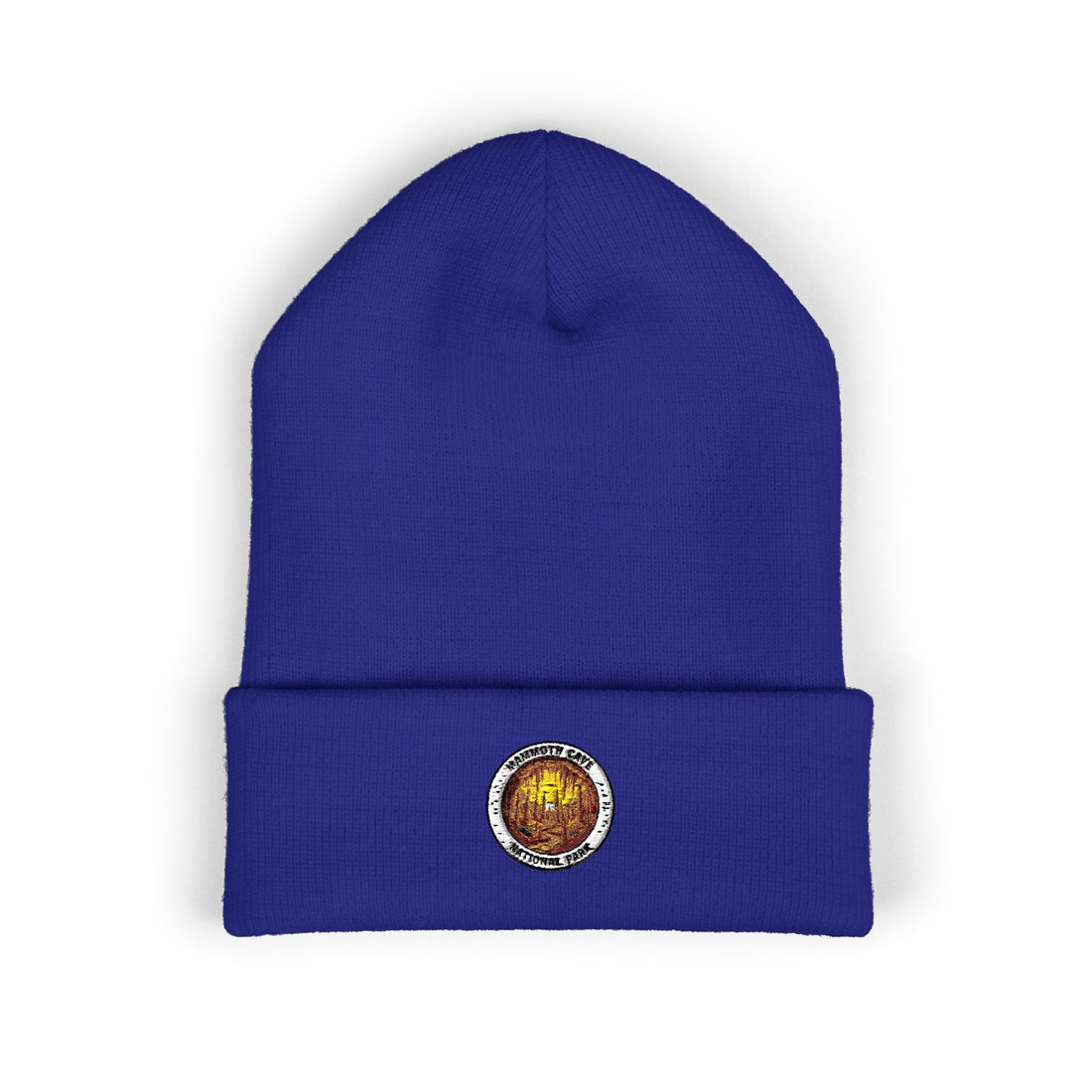 Embroidered Amber Sunstone Patch Beanie | Cuffed Beanie