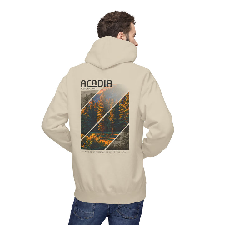 Acadia National Park Pine Trees Graphic hoodie