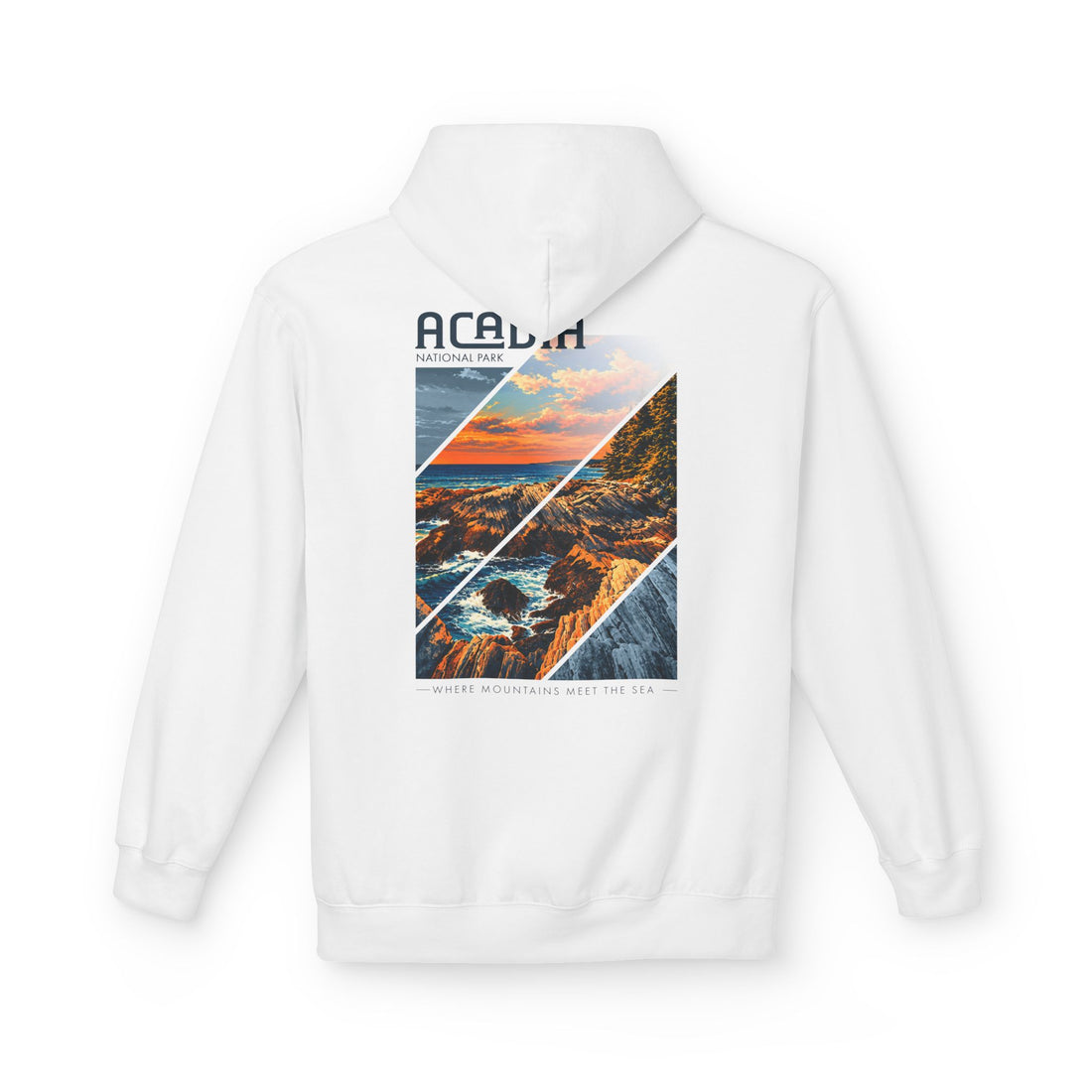 Acadia National Park Rocky Coast Graphic hoodie