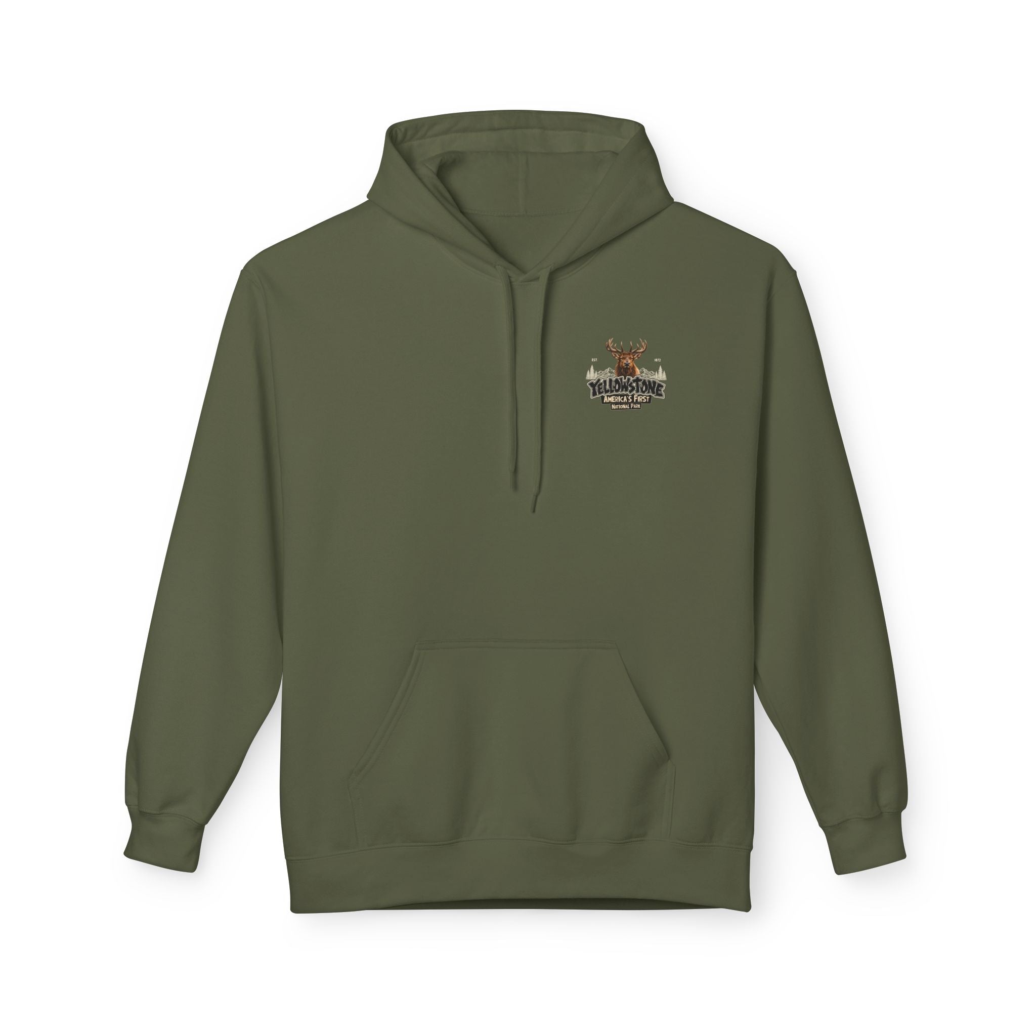 Yellowstone Elk – Where the Wild Still Roams Hoodie